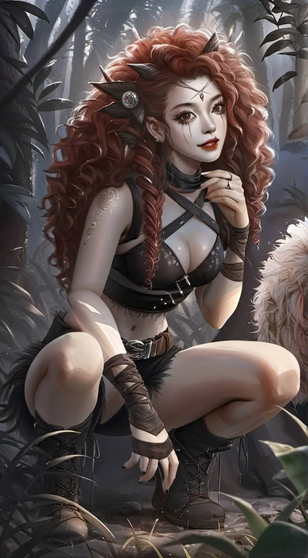 ai character: Lilly background