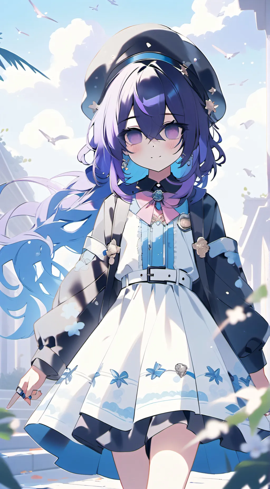 ai character: Uzi doorman background
