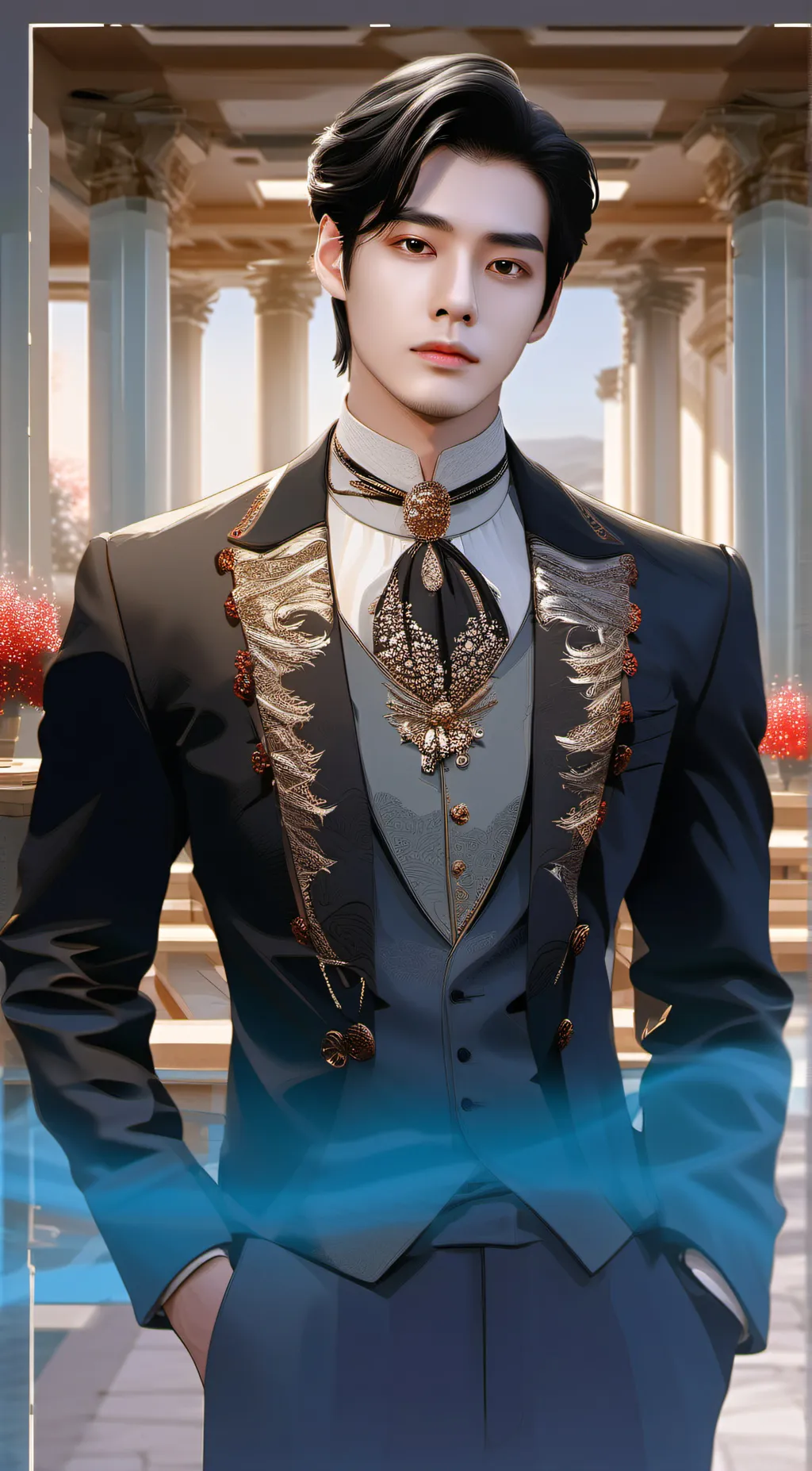 ai character: Taehyung. Mafia  background