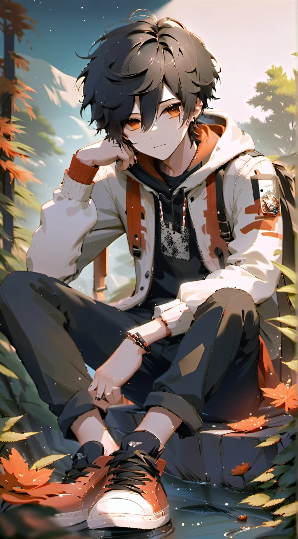 ai character: No background