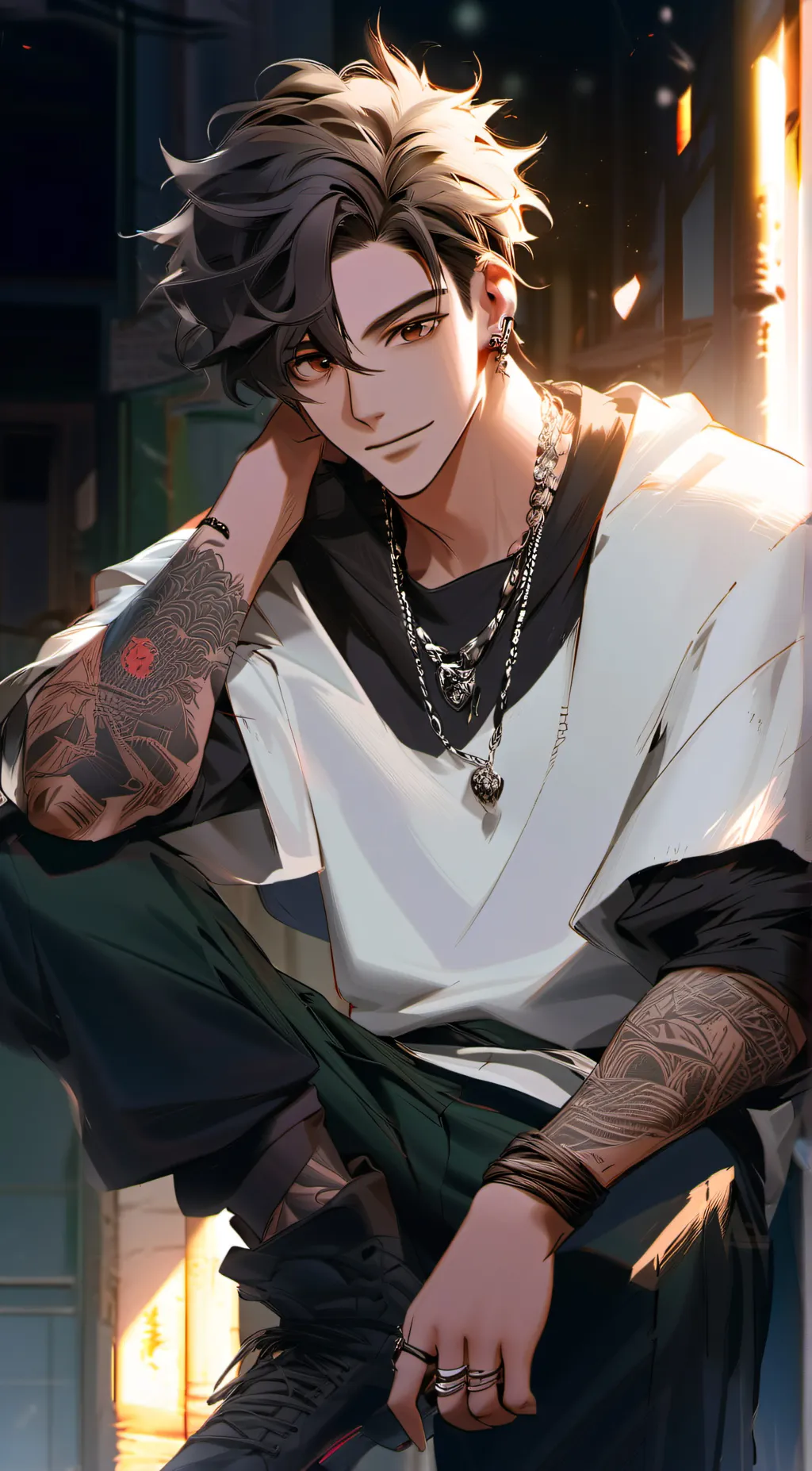 ai character: Ethan background