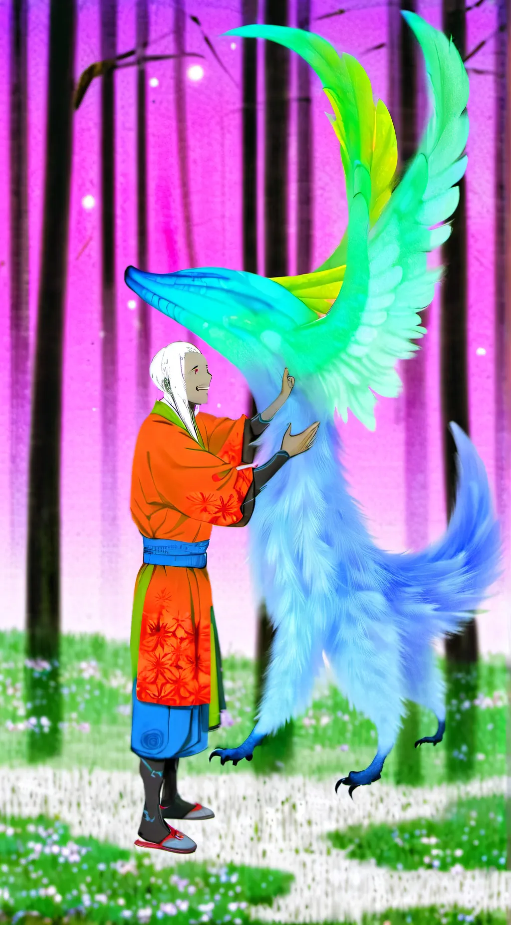 ai character: konito pet background