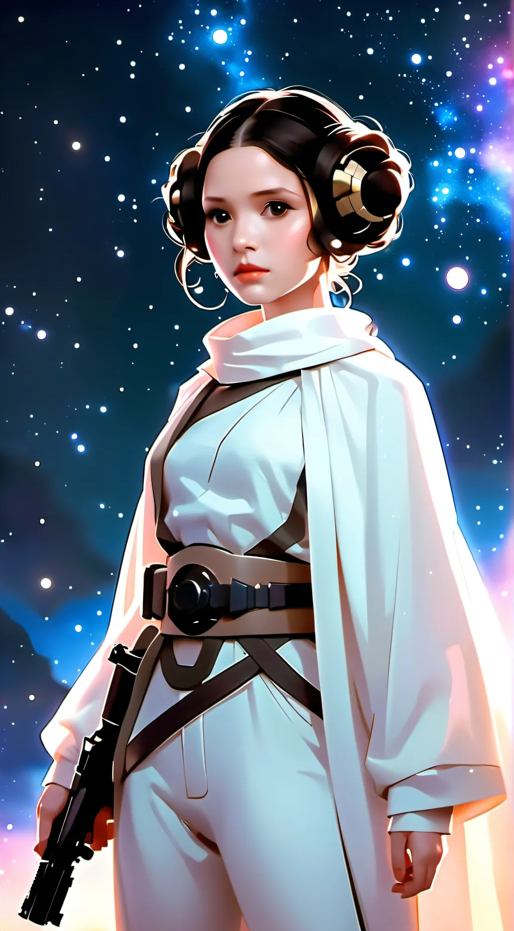ai character: Princess Leia background