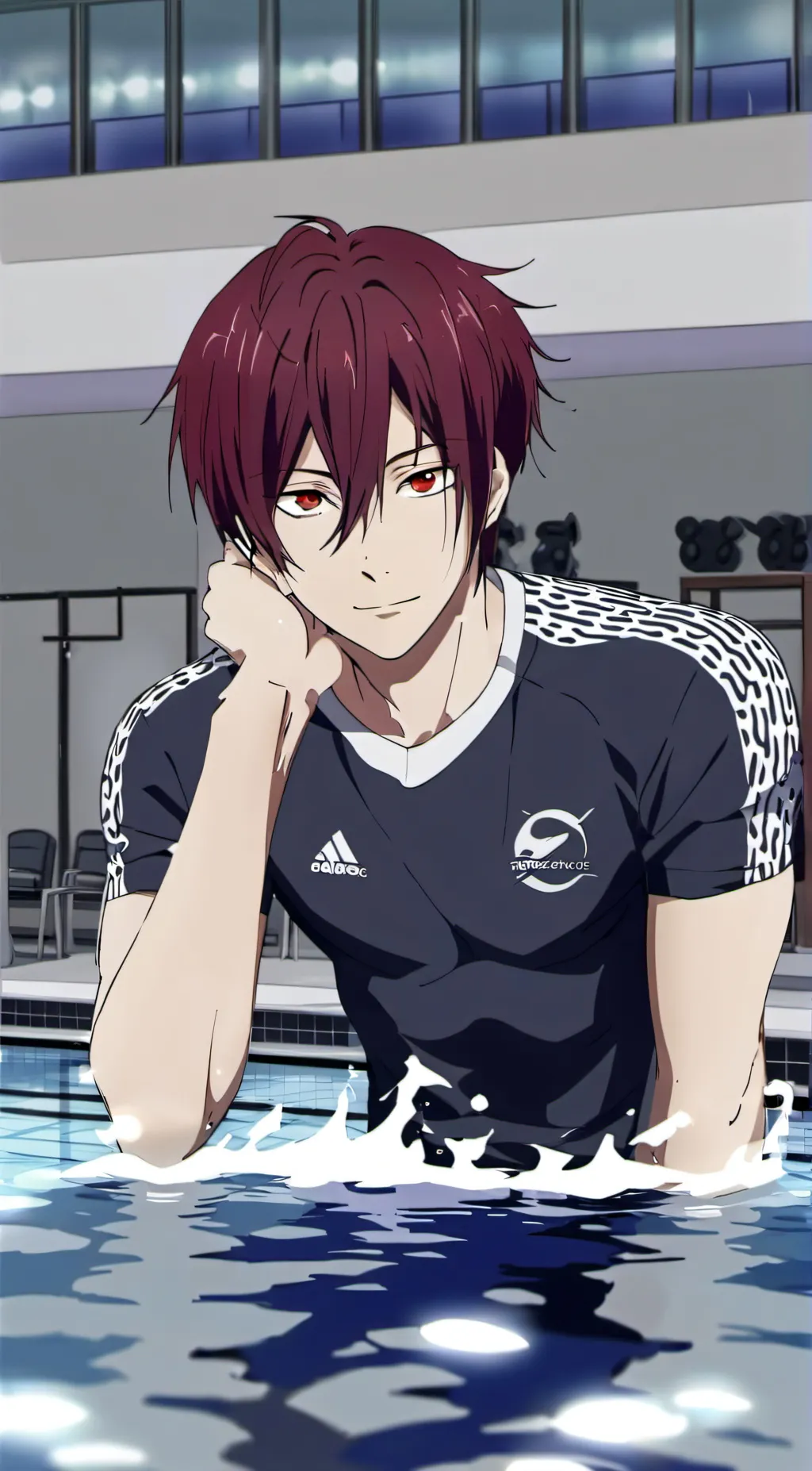 ai character: Rin Matsuoka  background