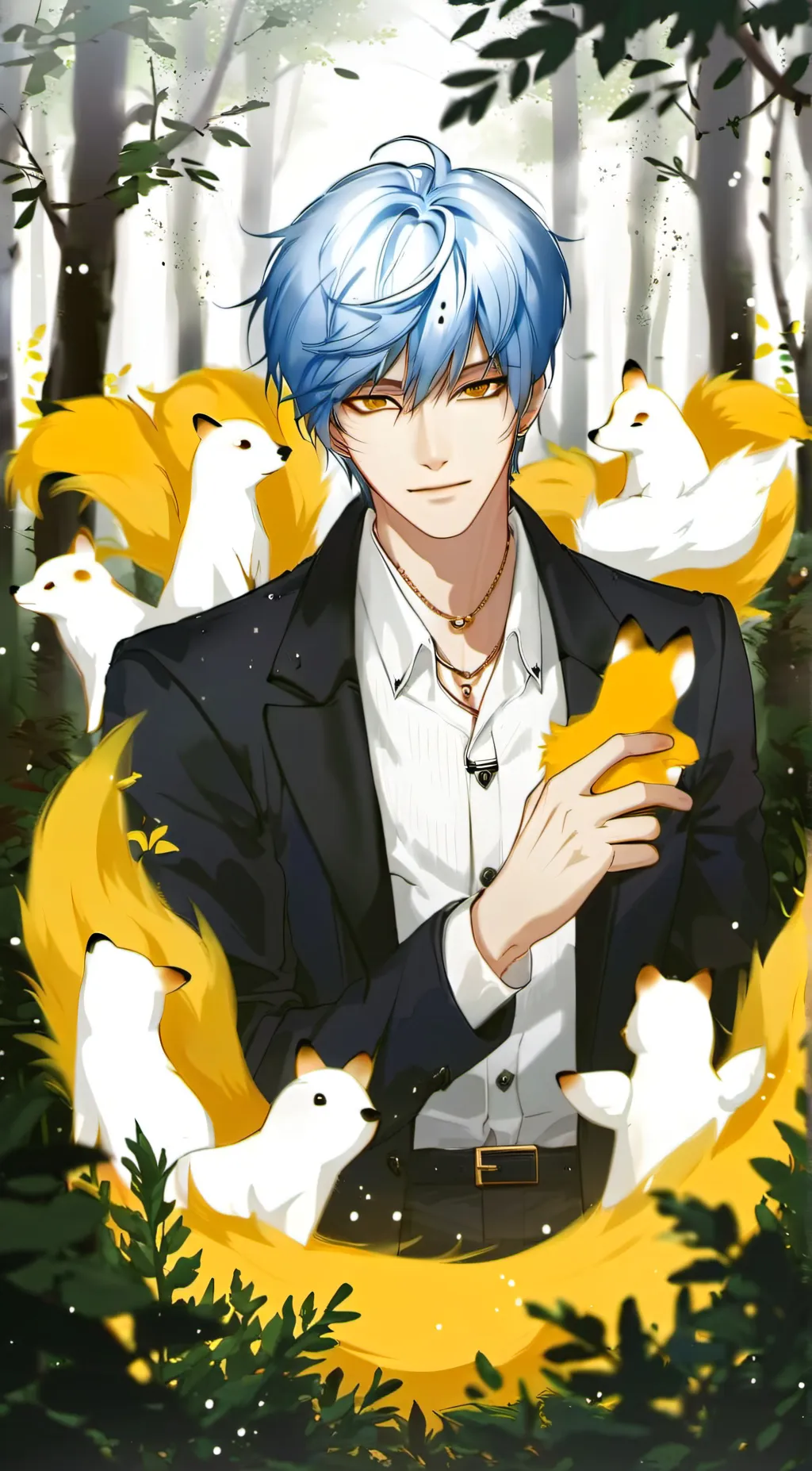 Talkie AI - Chat with ice kitsune