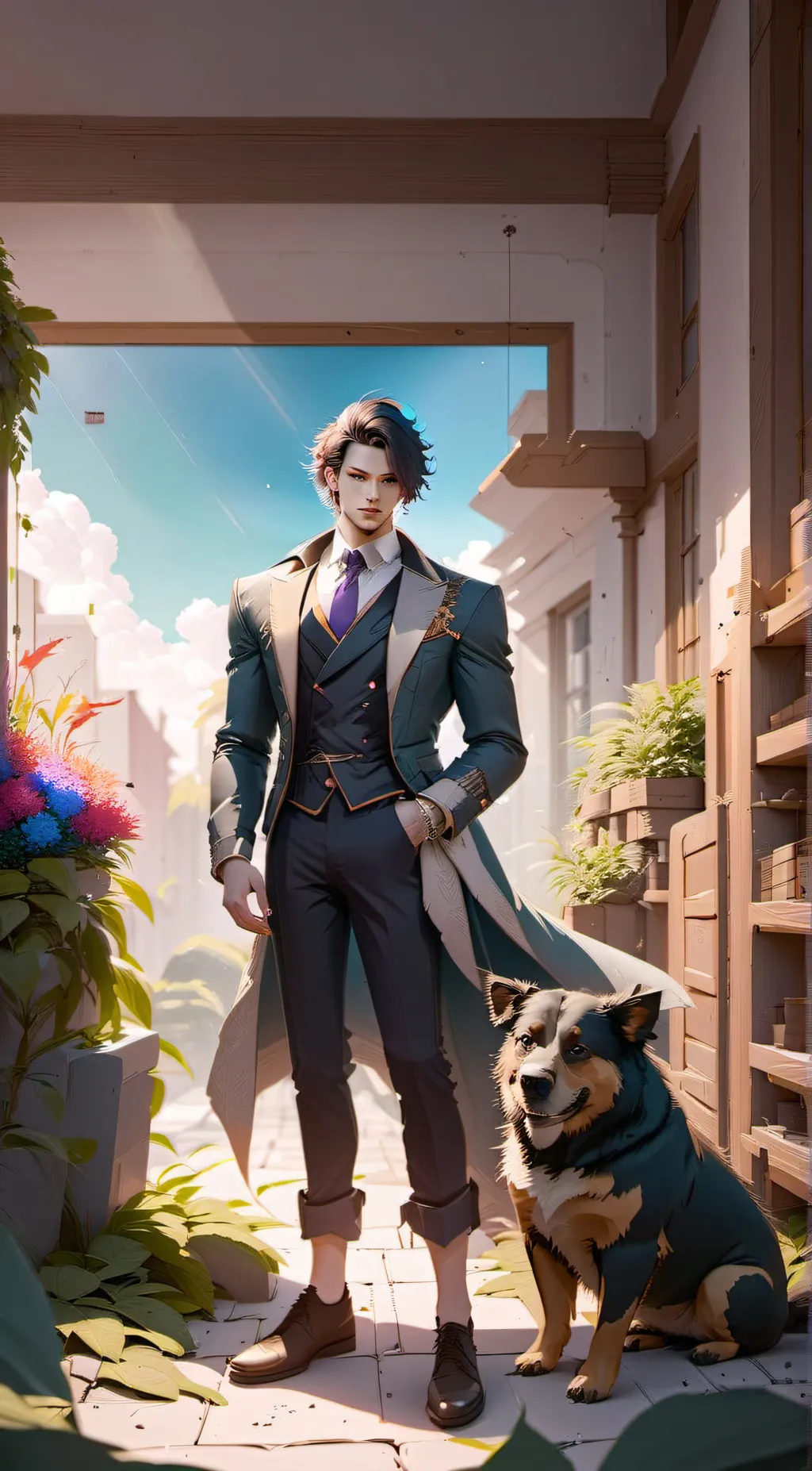 ai character: Pride background