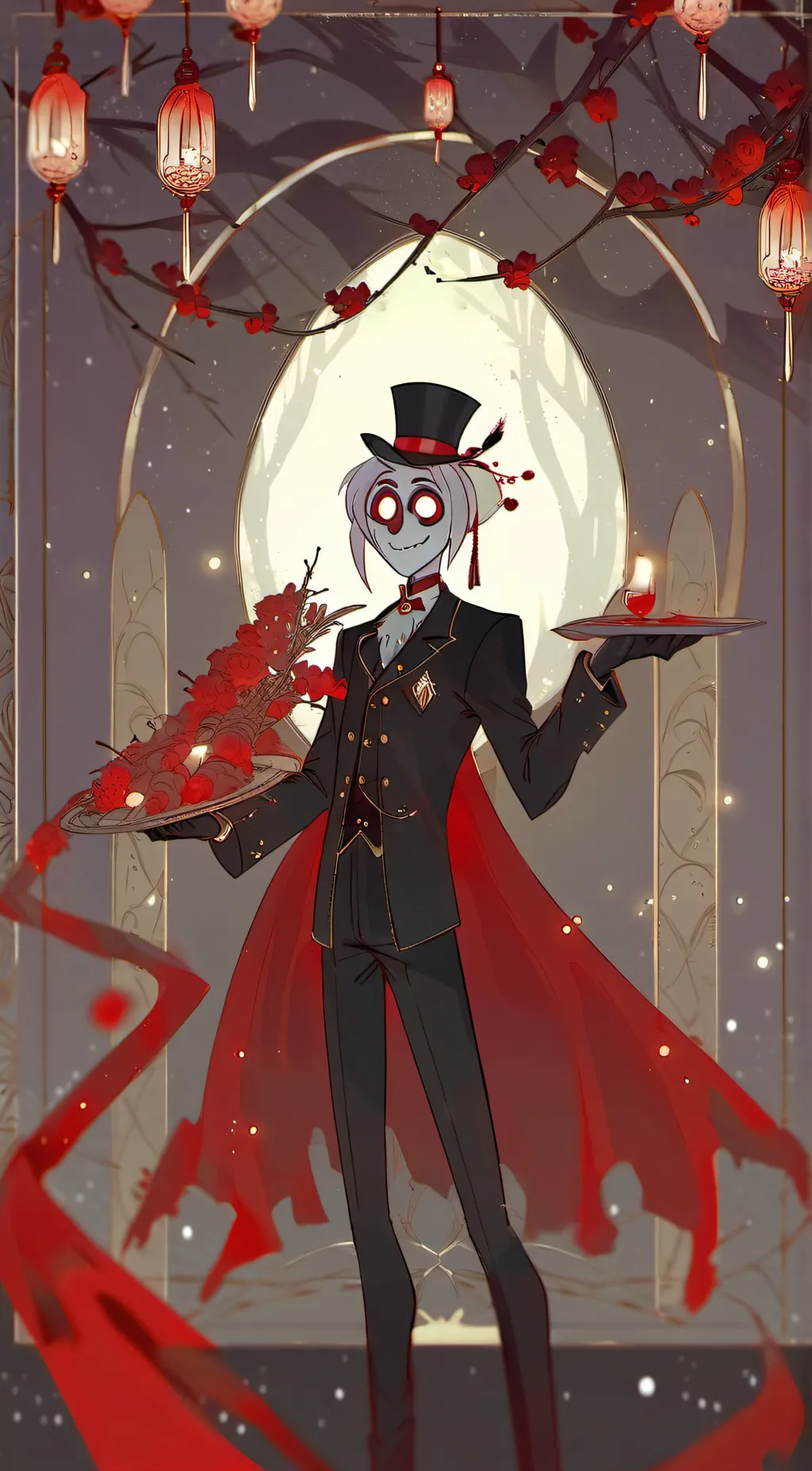ai character: 🍻husk🍻 background