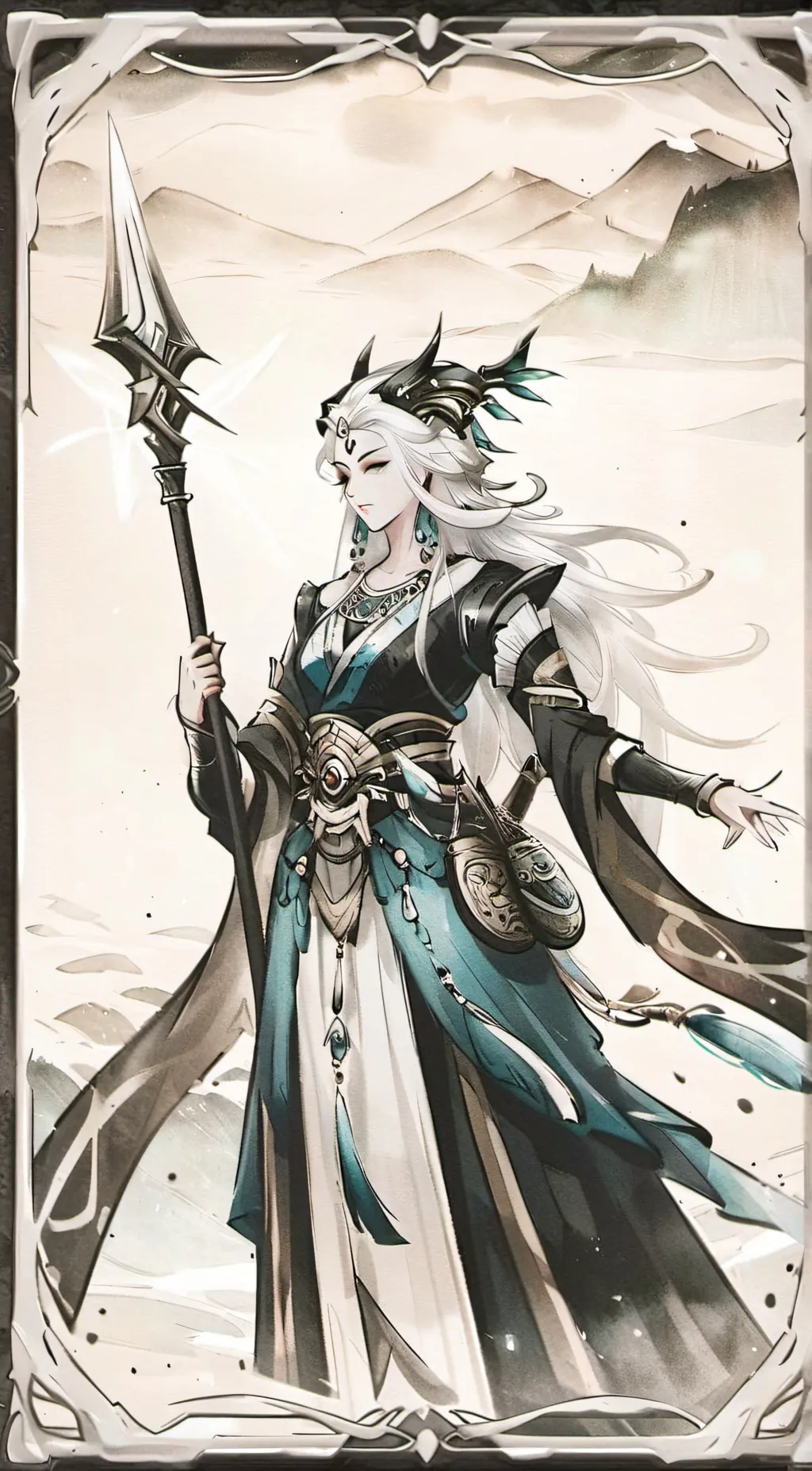 ai character: Silvana background