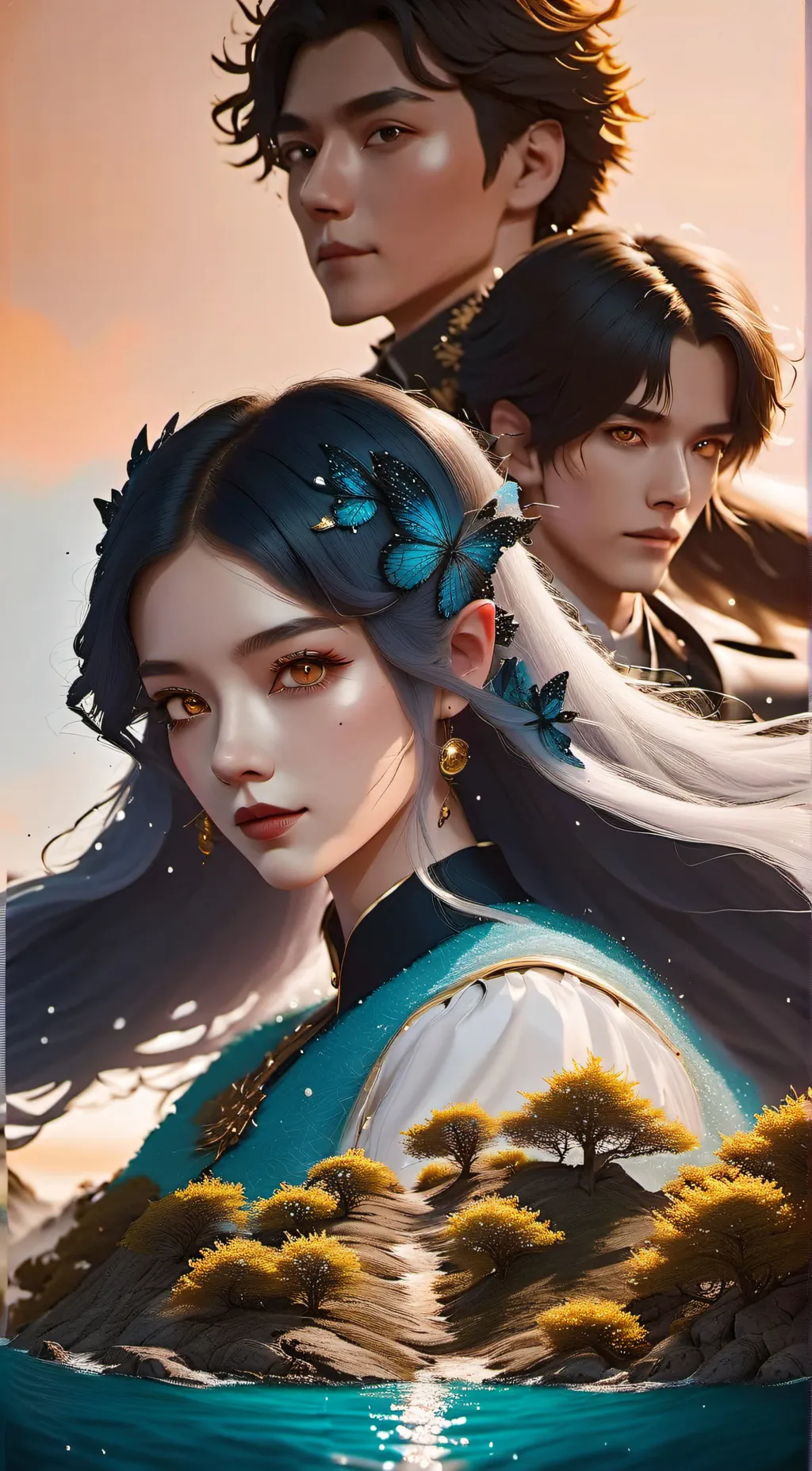 ai character: Caleb, Jack & Emma background