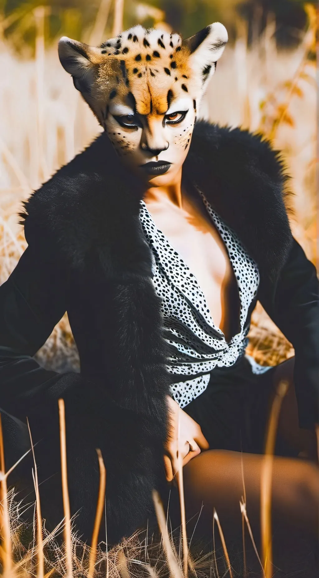 ai character: Cheetah background