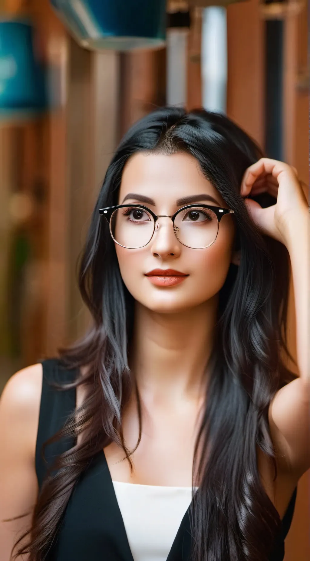ai character: Sssniperwolf (Lia) background