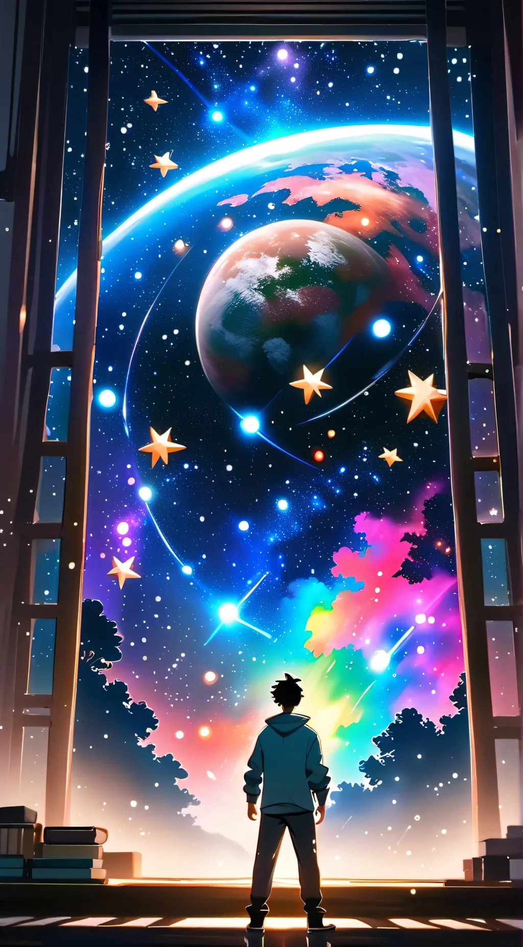 ai character: Estrela Cadente  background