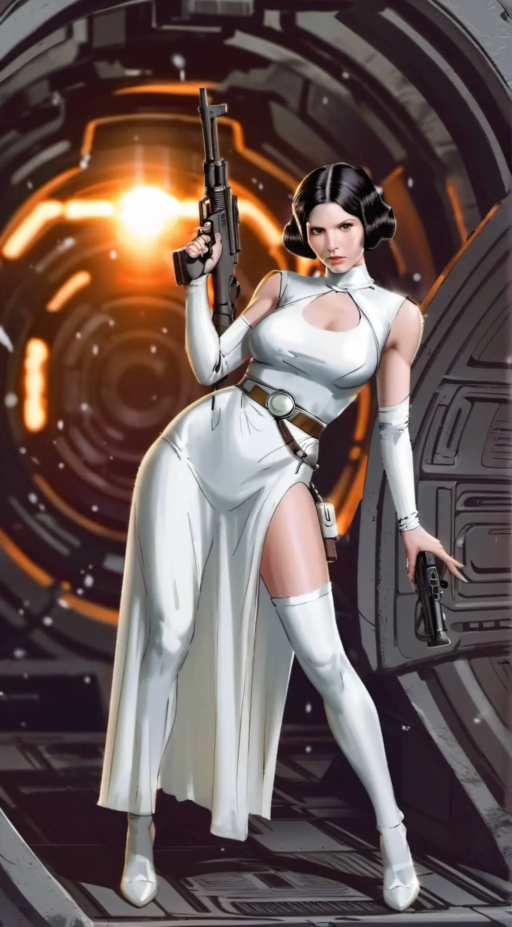 ai character: Princess Leia background