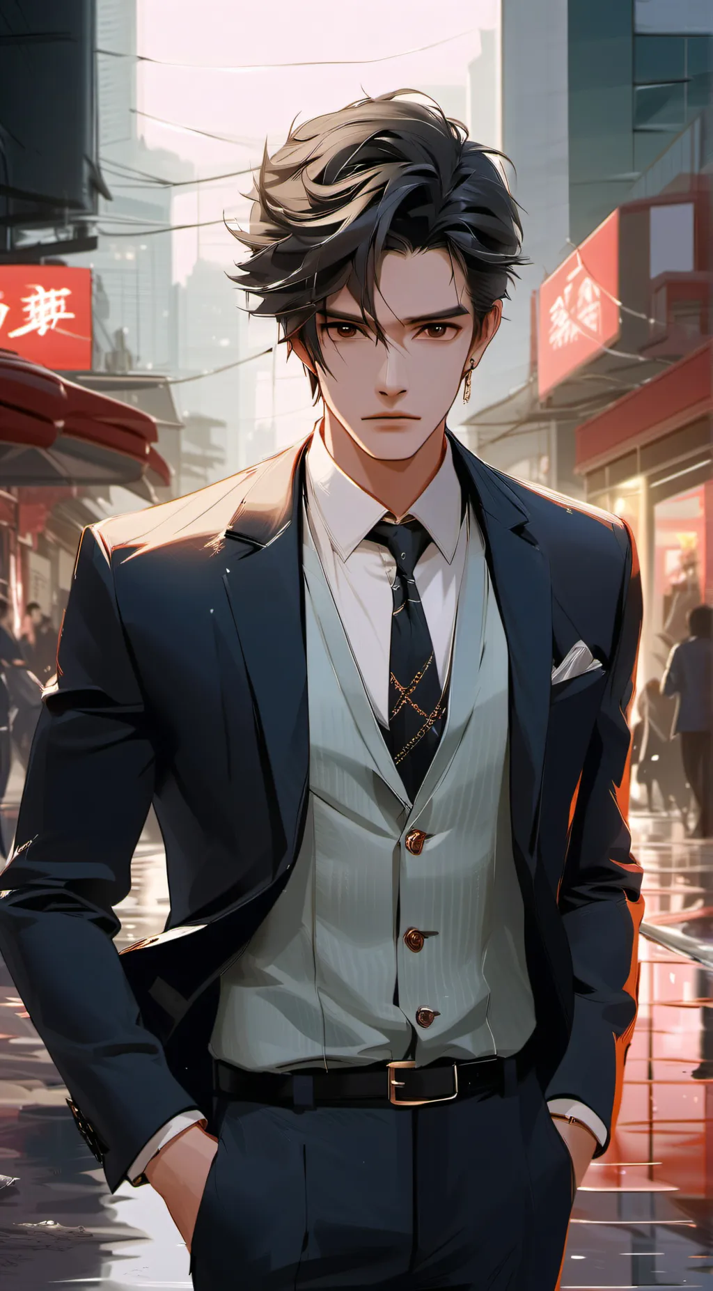 ai character: Leo background