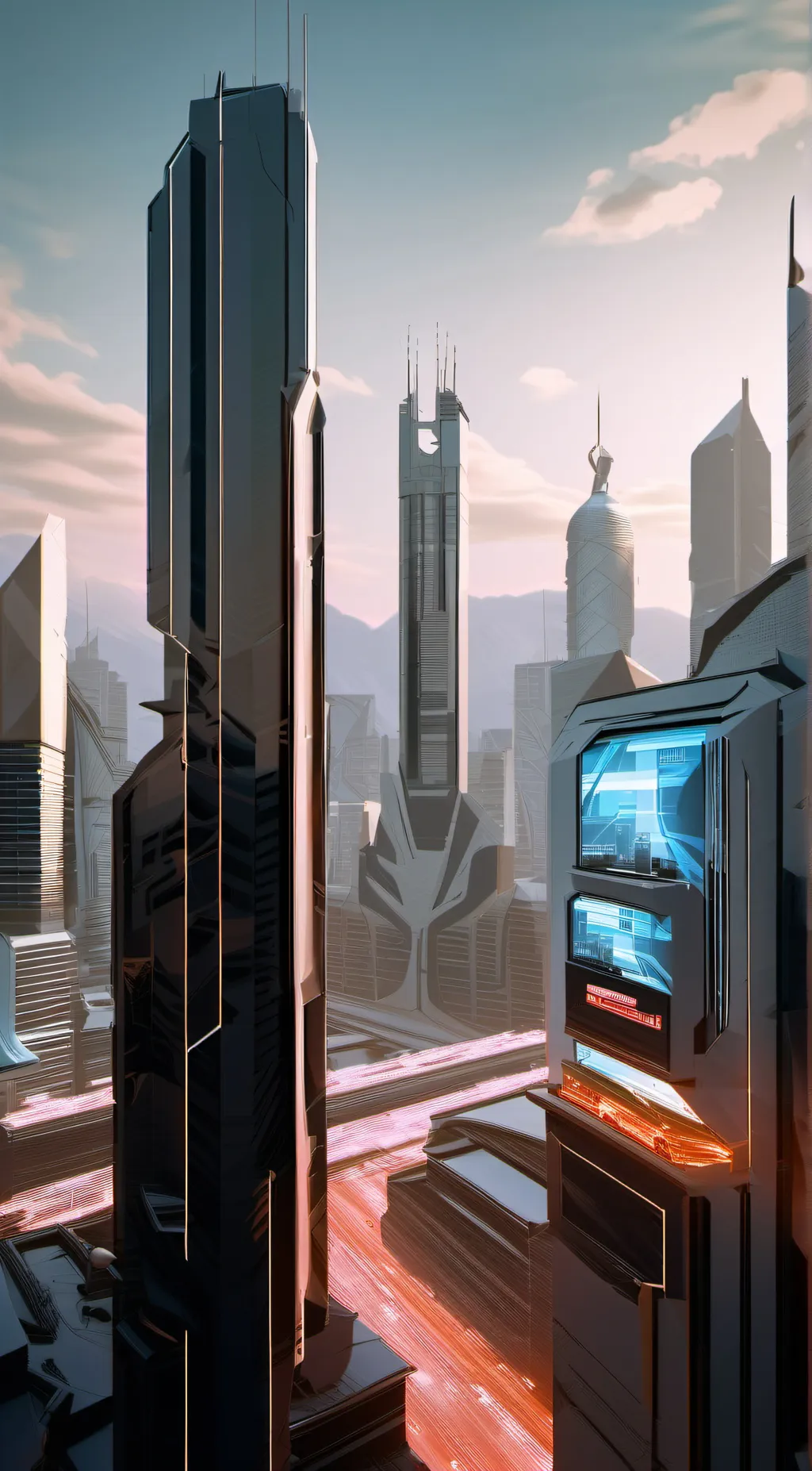 ai character: Futuristic Rpg background