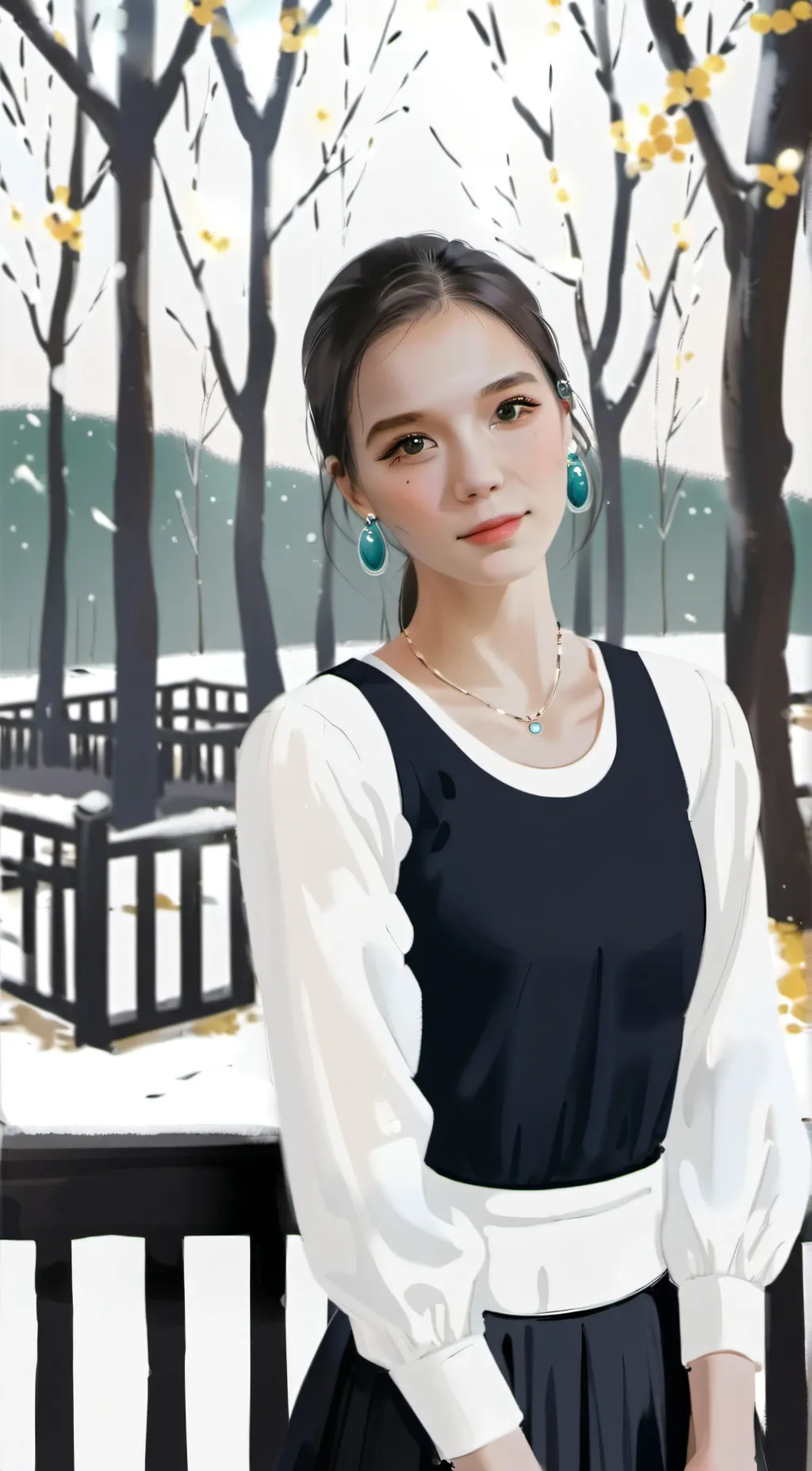 ai character: Scarlet background