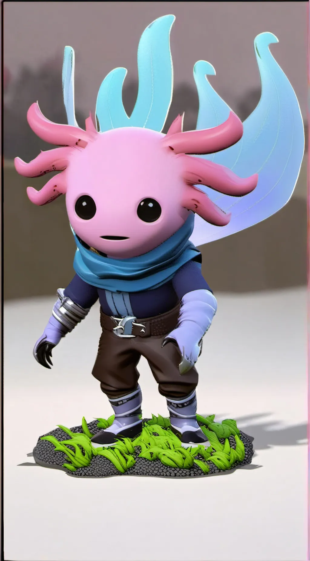 ai character: KinitoPET background