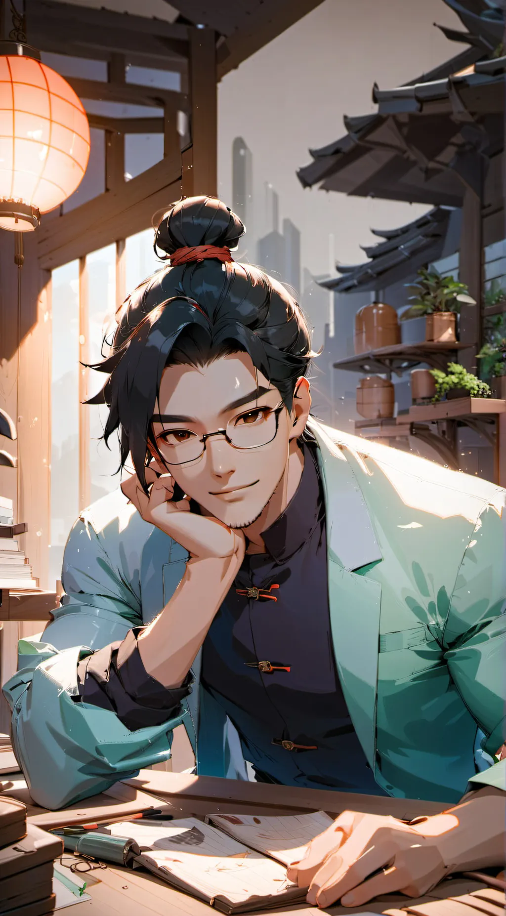 ai character: Mr. Jin✓ background