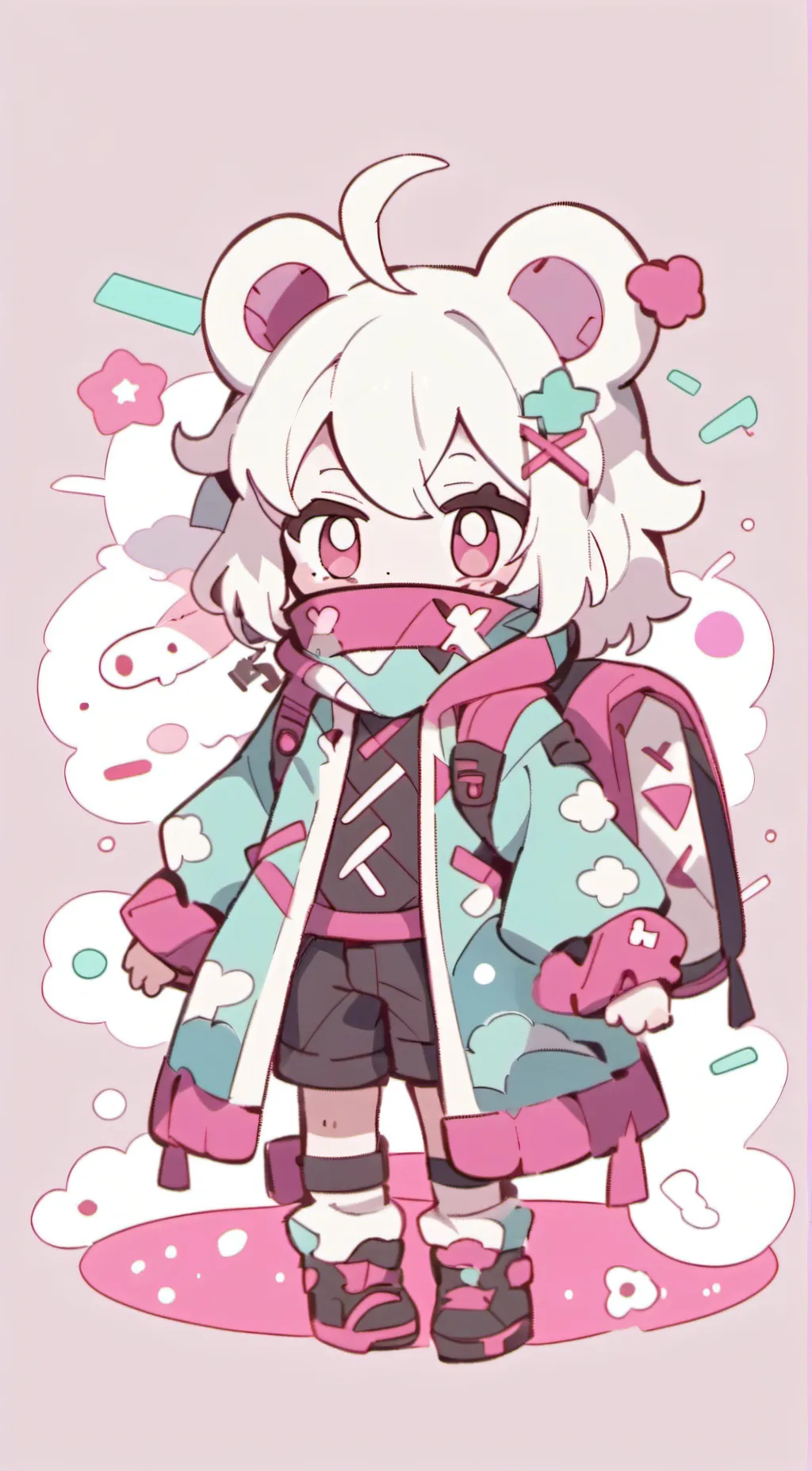 ai character: Furry infection  background