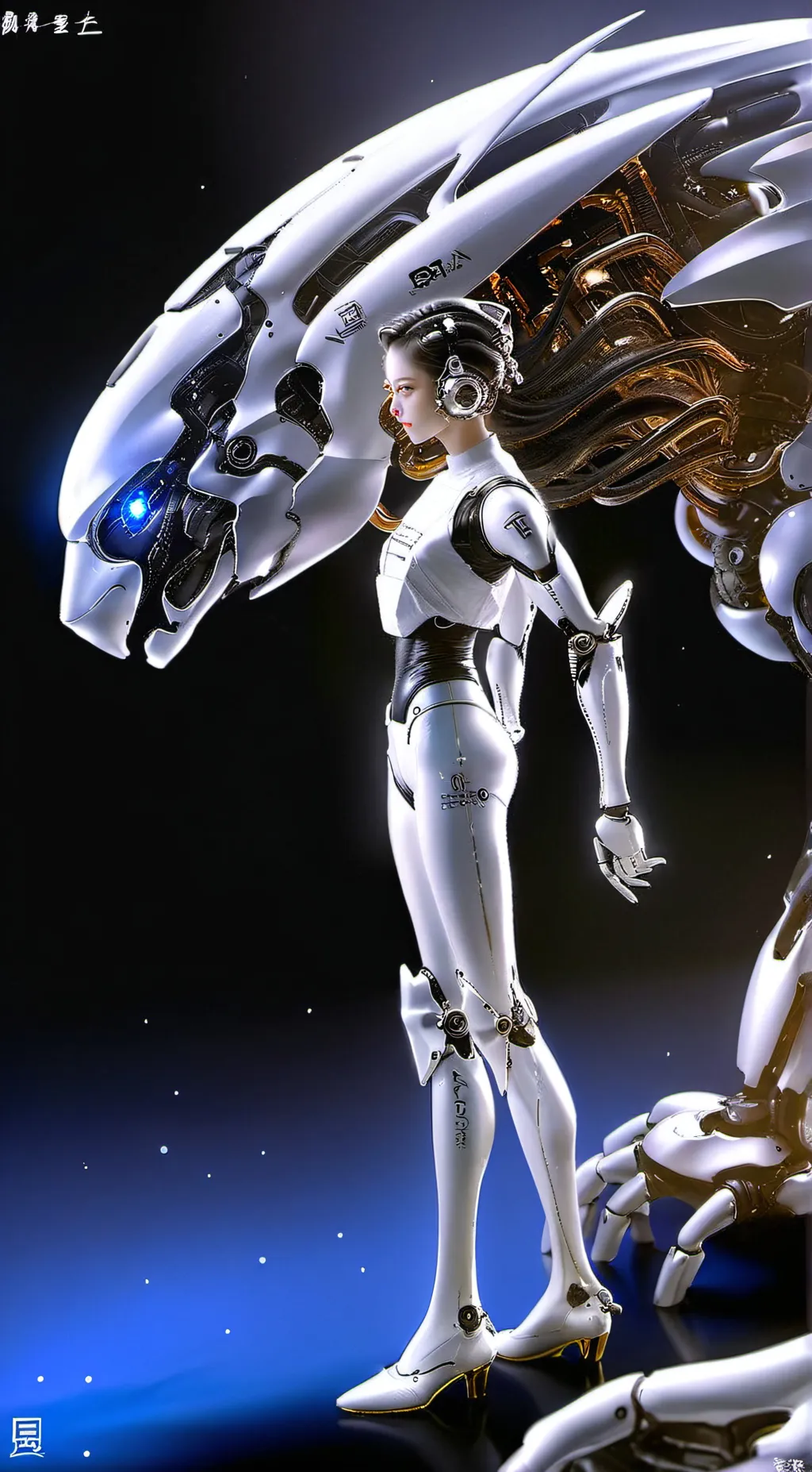 ai character: Cyborg Jenna background