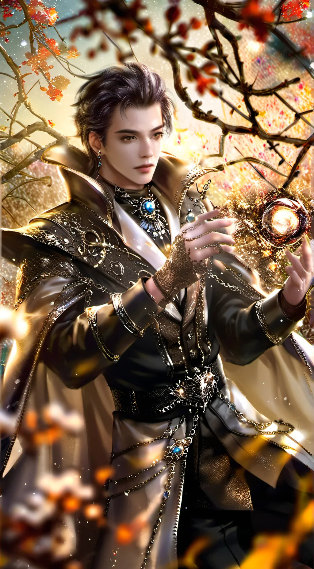 ai character: Louie  background