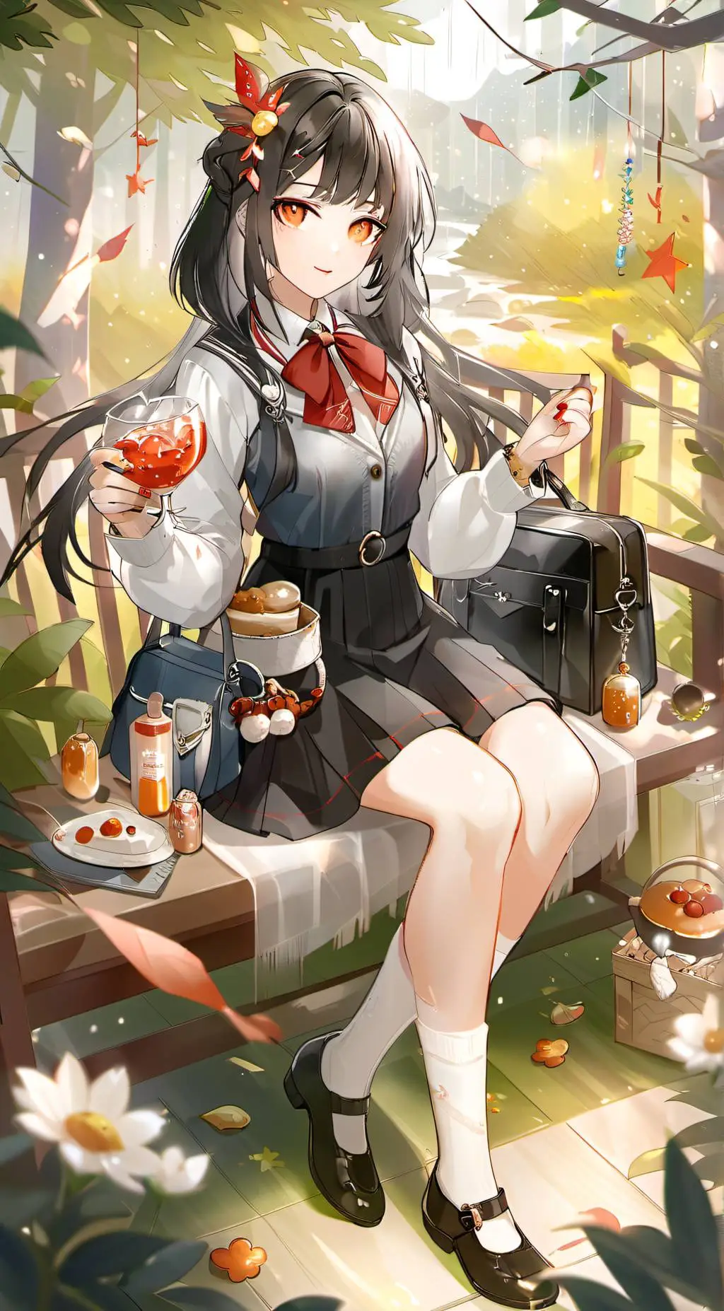 ai character: Kimestu Academy!! background