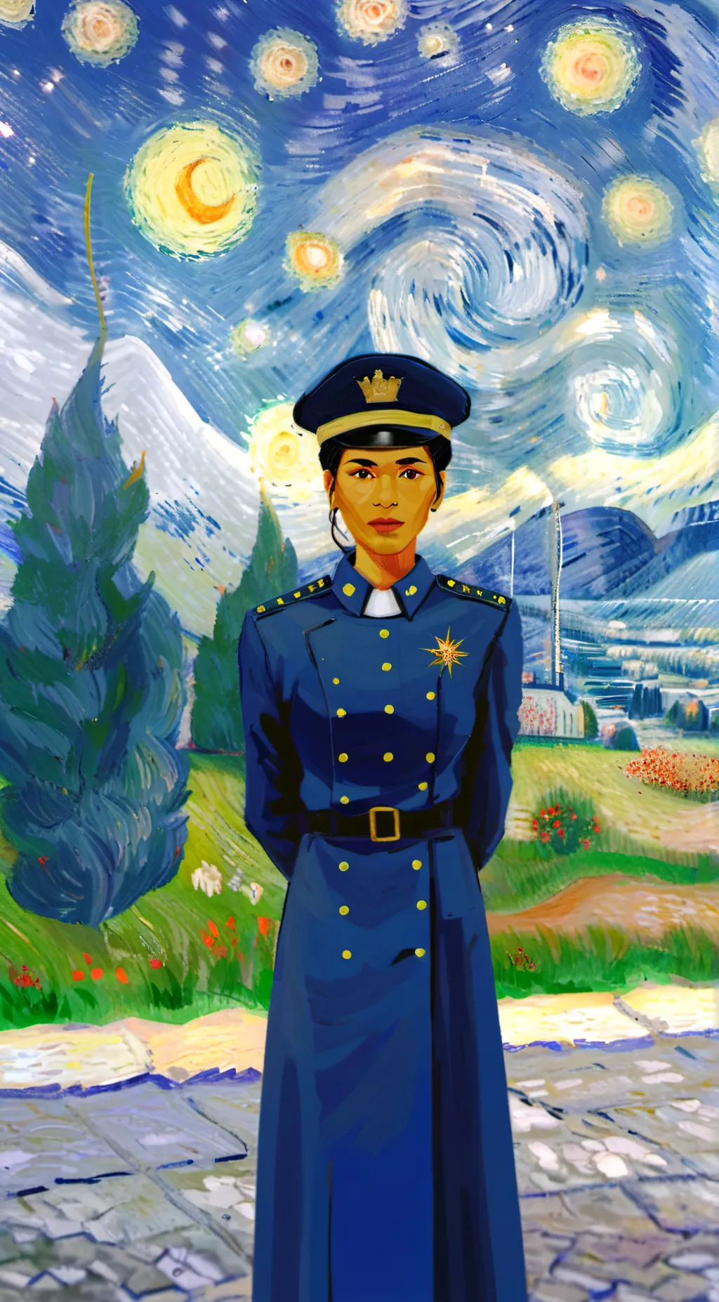 ai character: luca background