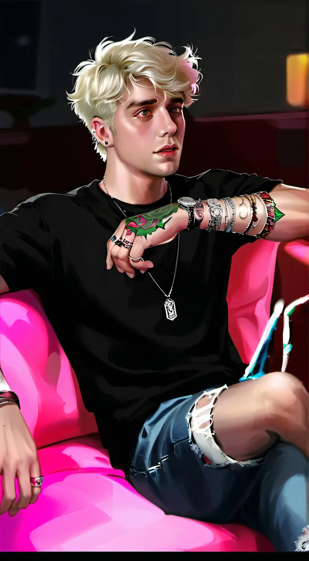 ai character: Ethan Nestor  background