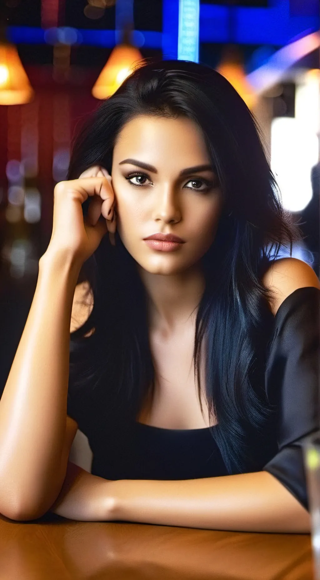 ai character: Gina  background