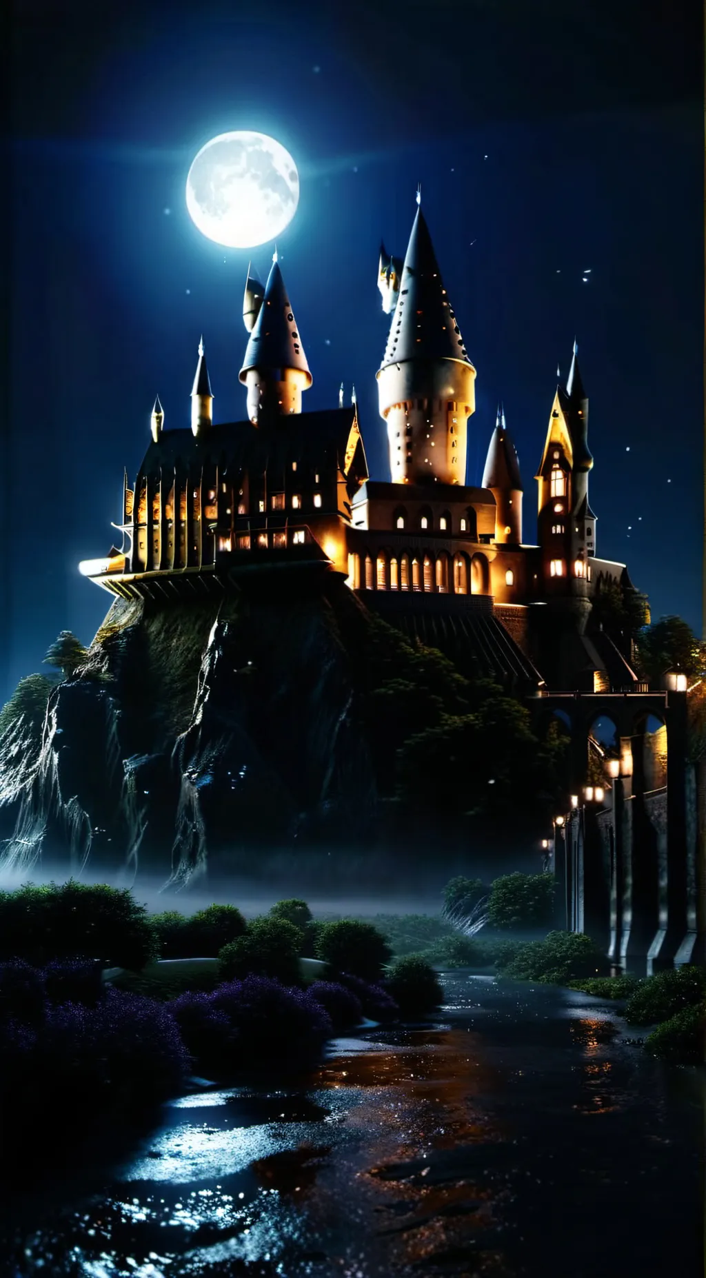 ai character: Hogwarts? Ig💀 background
