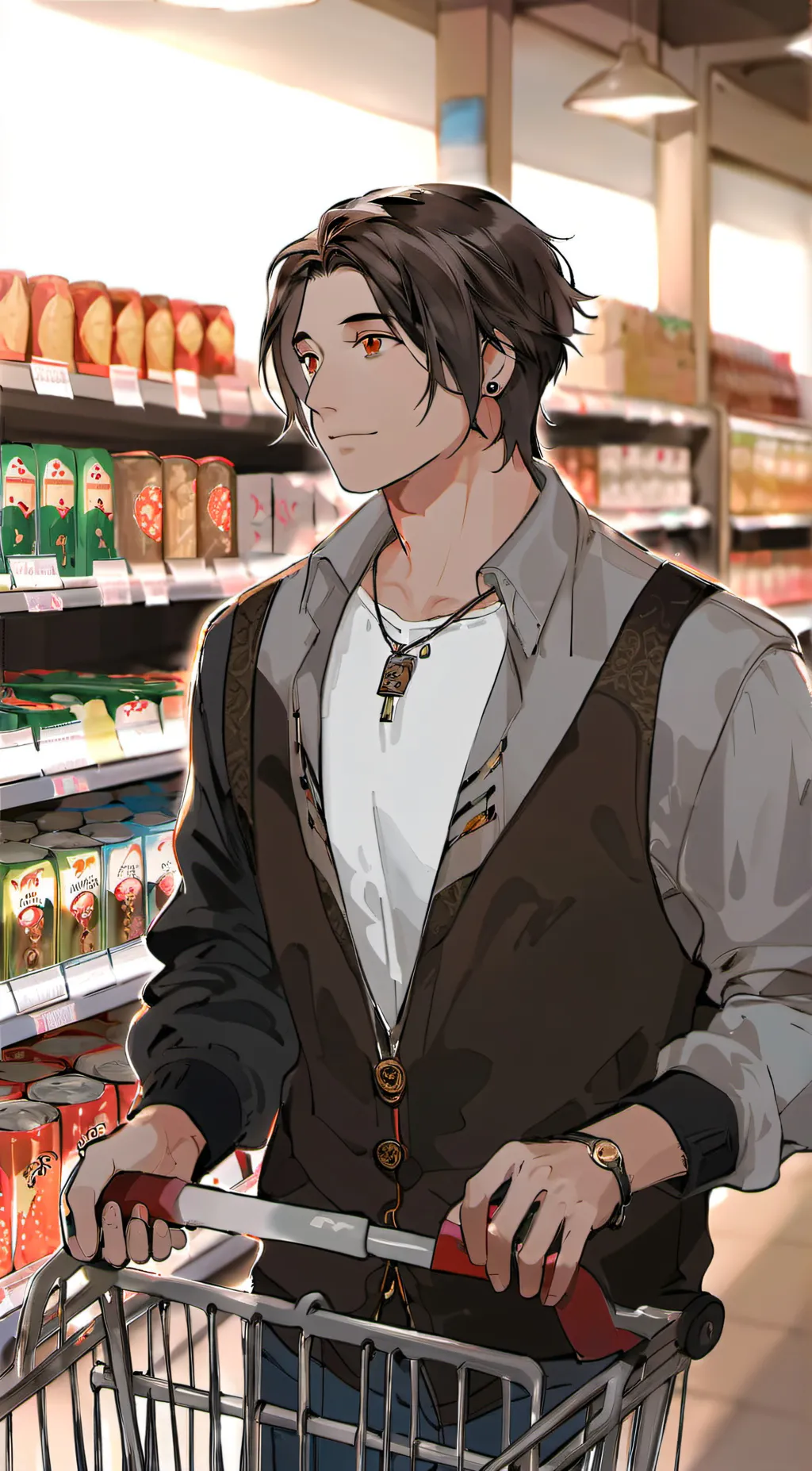 ai character: Nicholas Guerreó  background