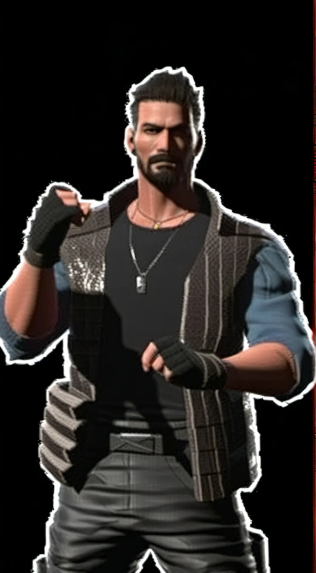 ai character: Johnny cage background