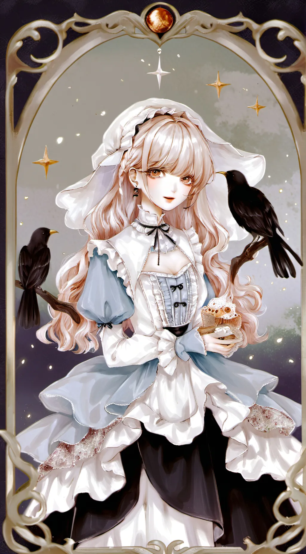 ai character: '~..Anna..~` background