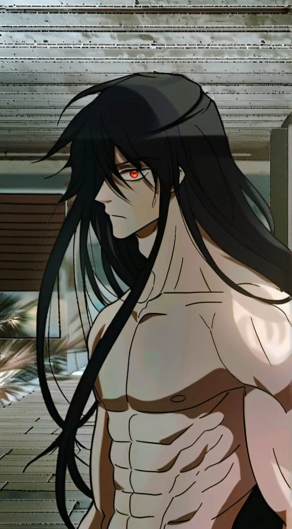 ai character: Shaka background