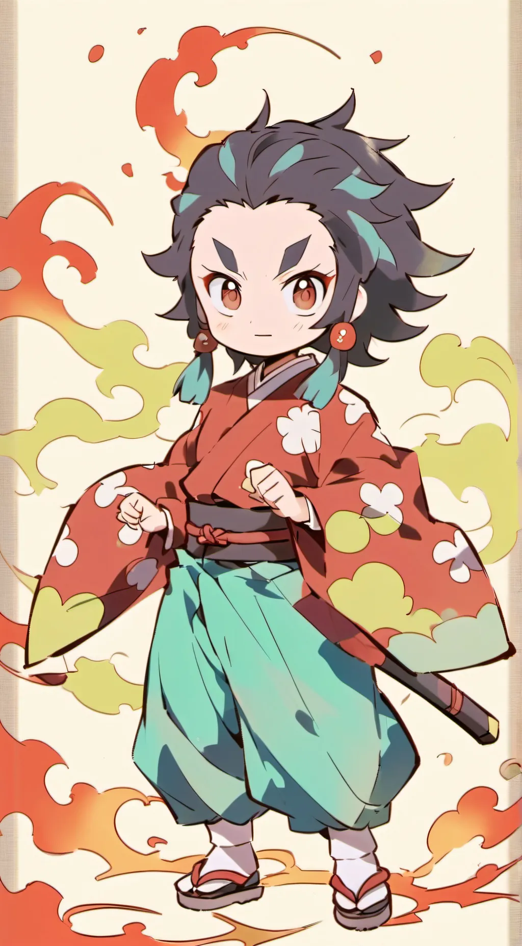 ai character: Demon Slayer background