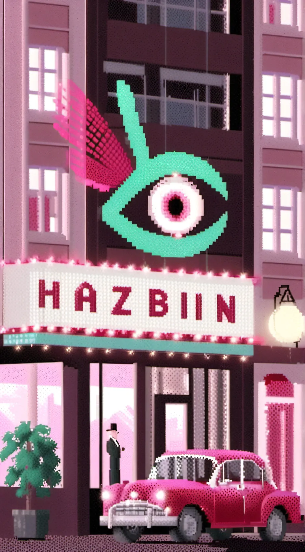 ai character: Hazbin background