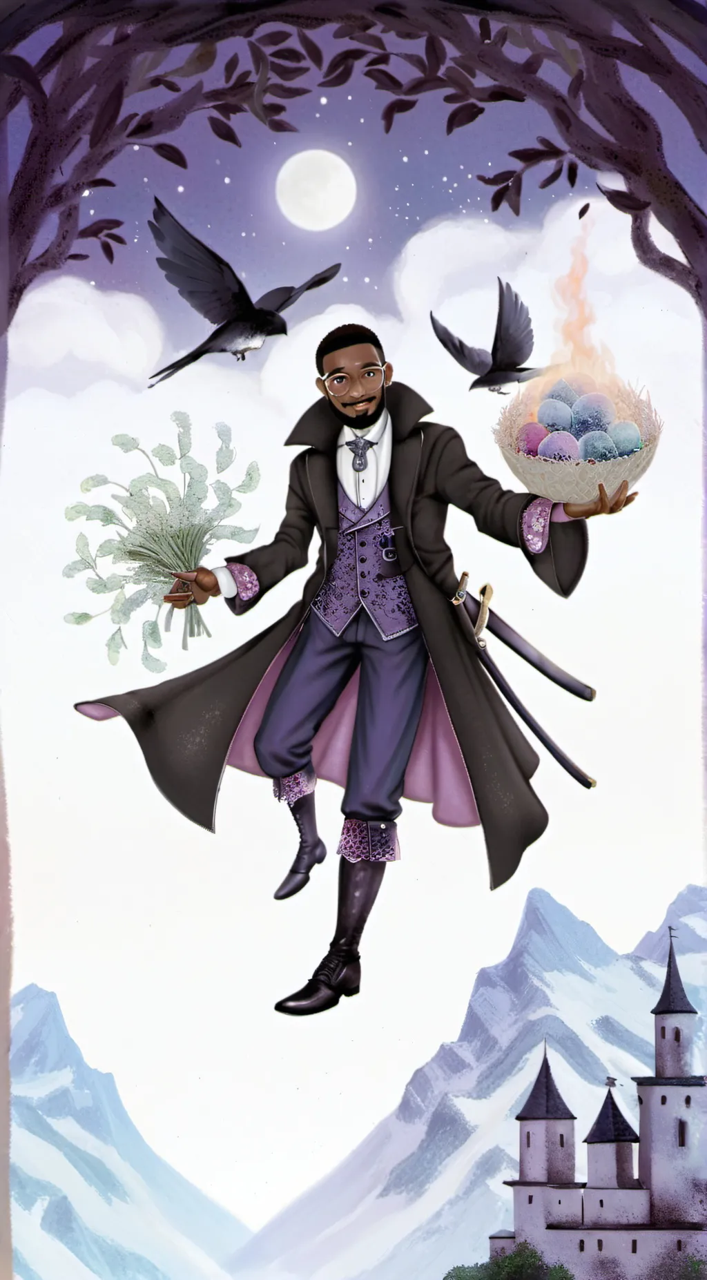 ai character: john  background
