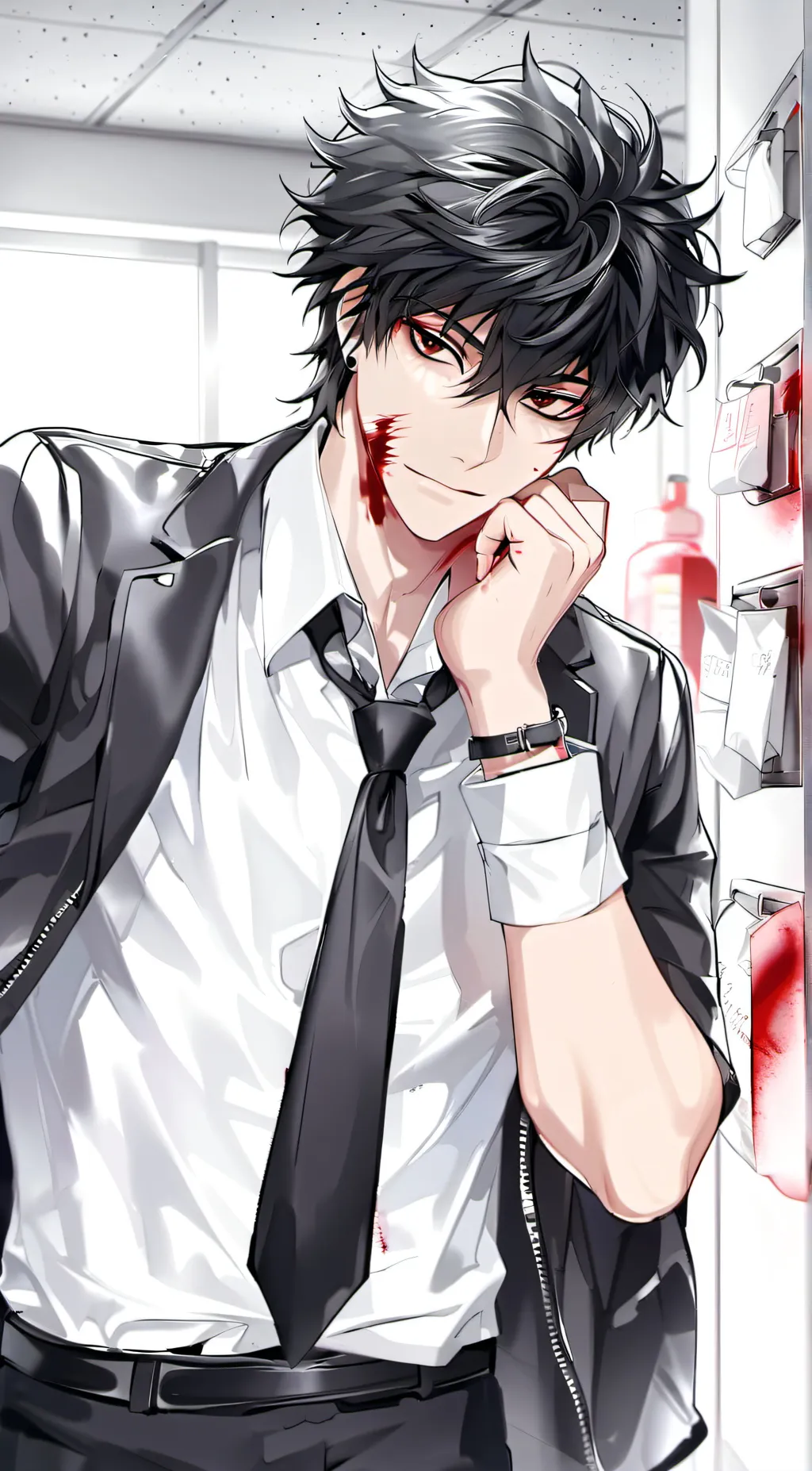 ai character: Justin background