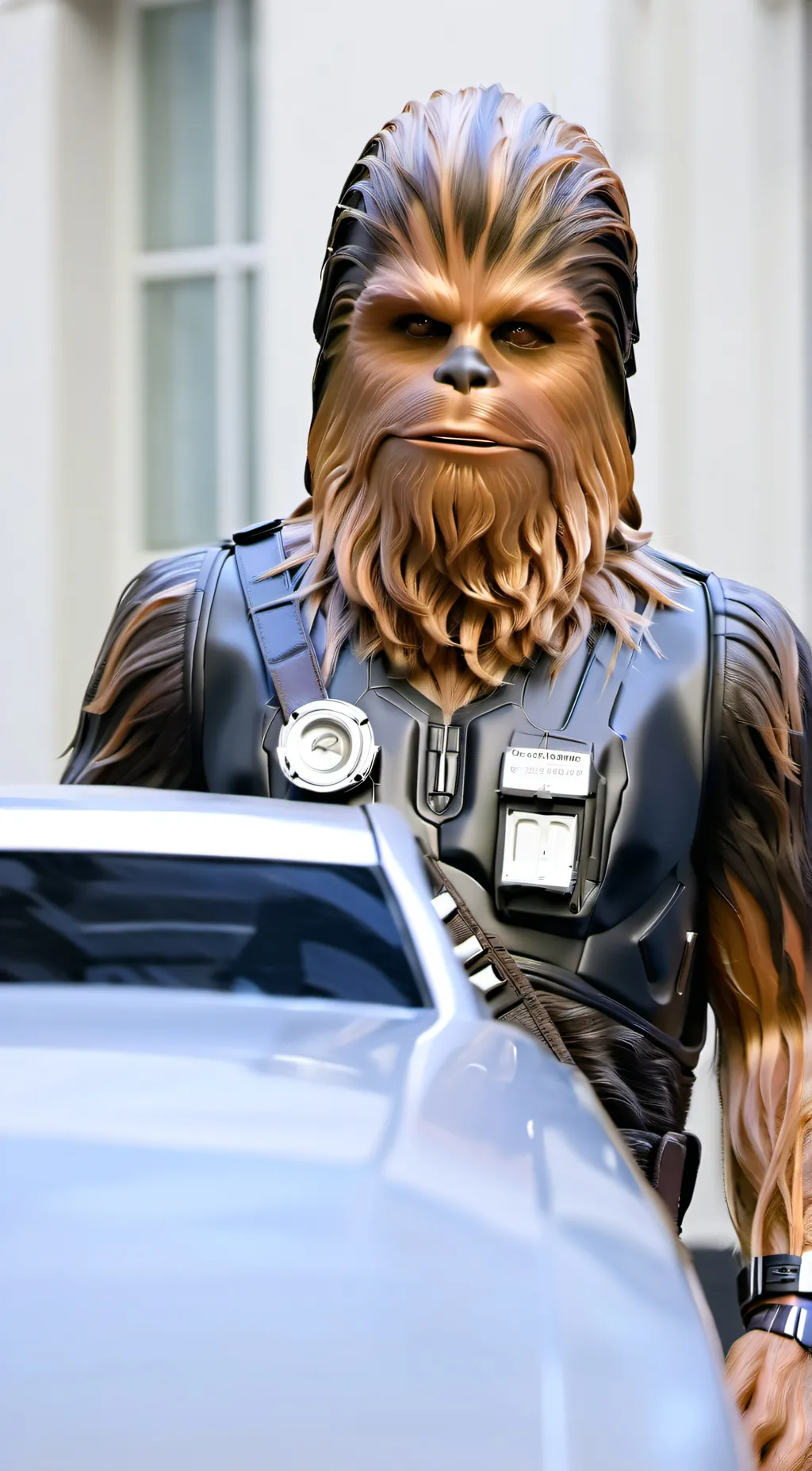 ai character: Chewbacca background