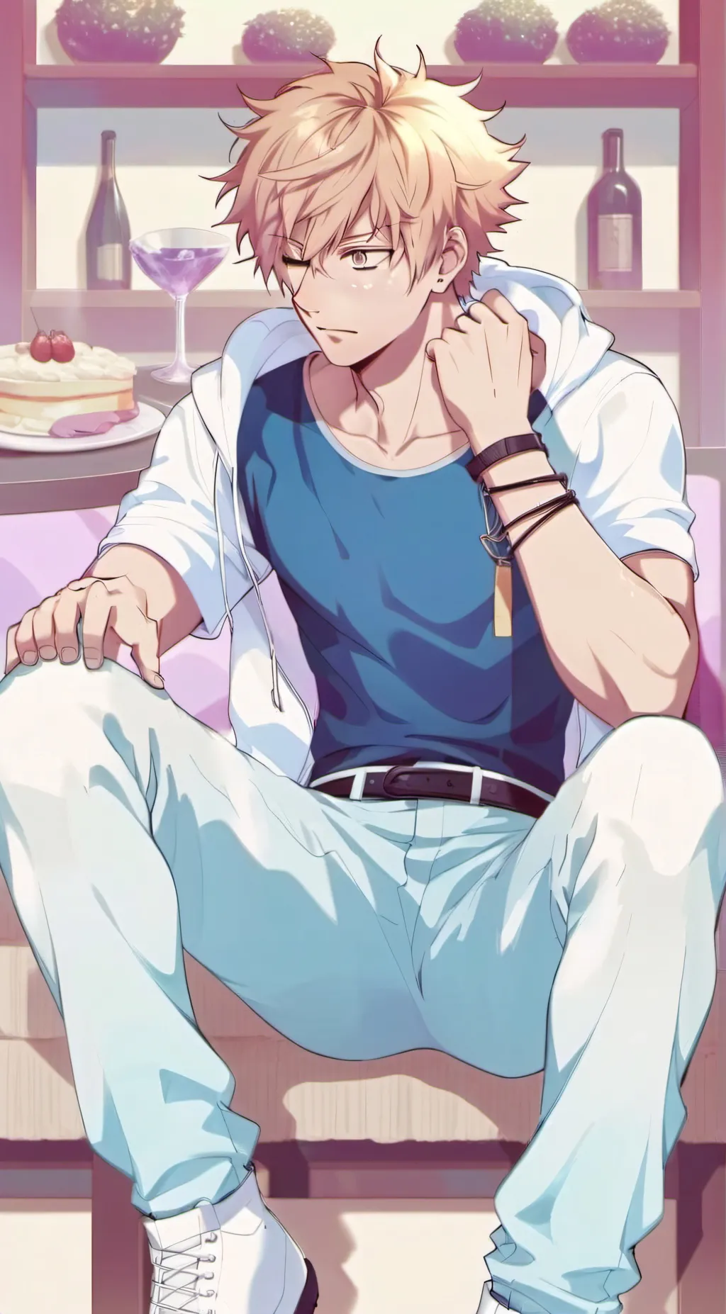 ai character: Bakugo! background