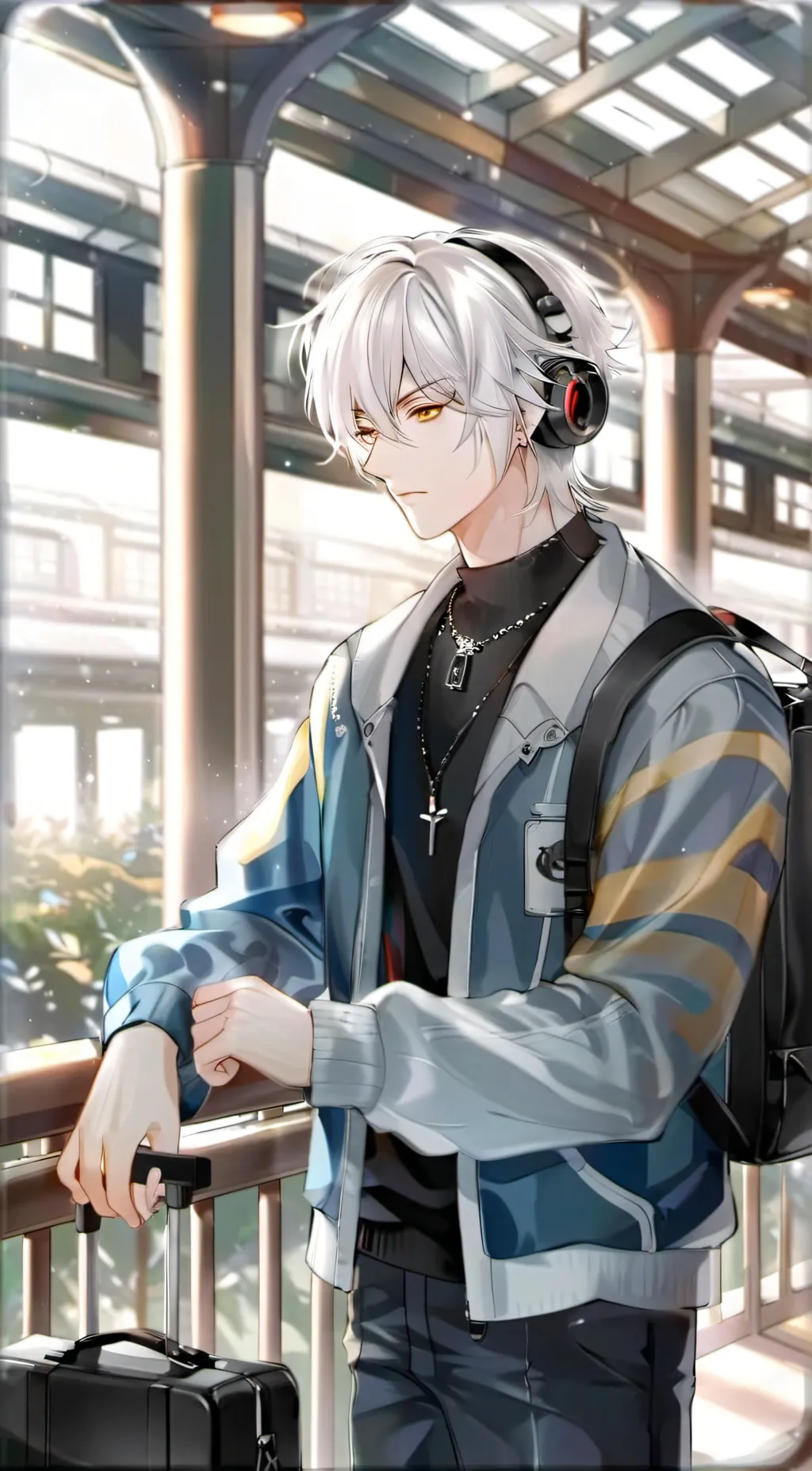 ai character: •♪Jake♪• background