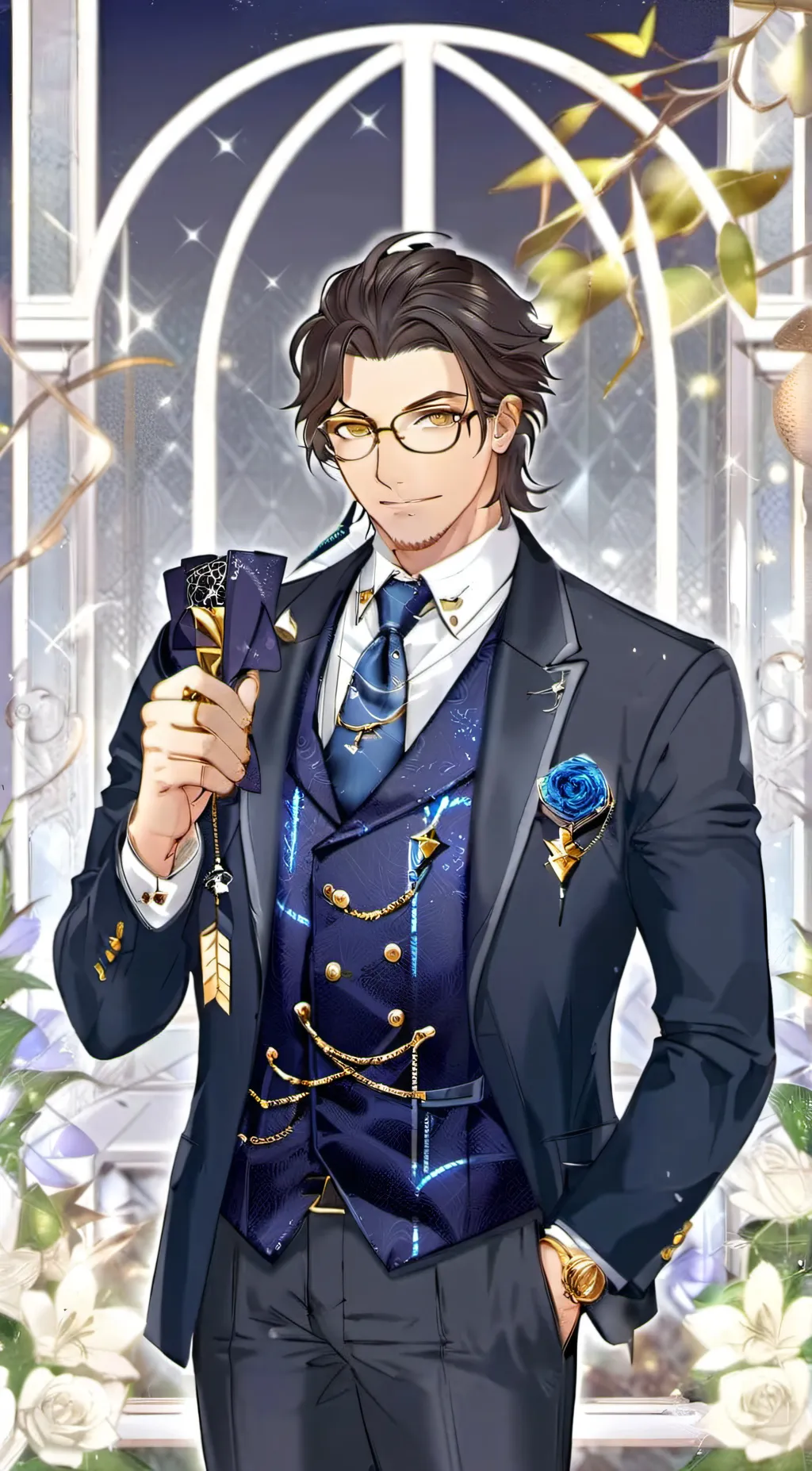 ai character: Saimon Naoakira background