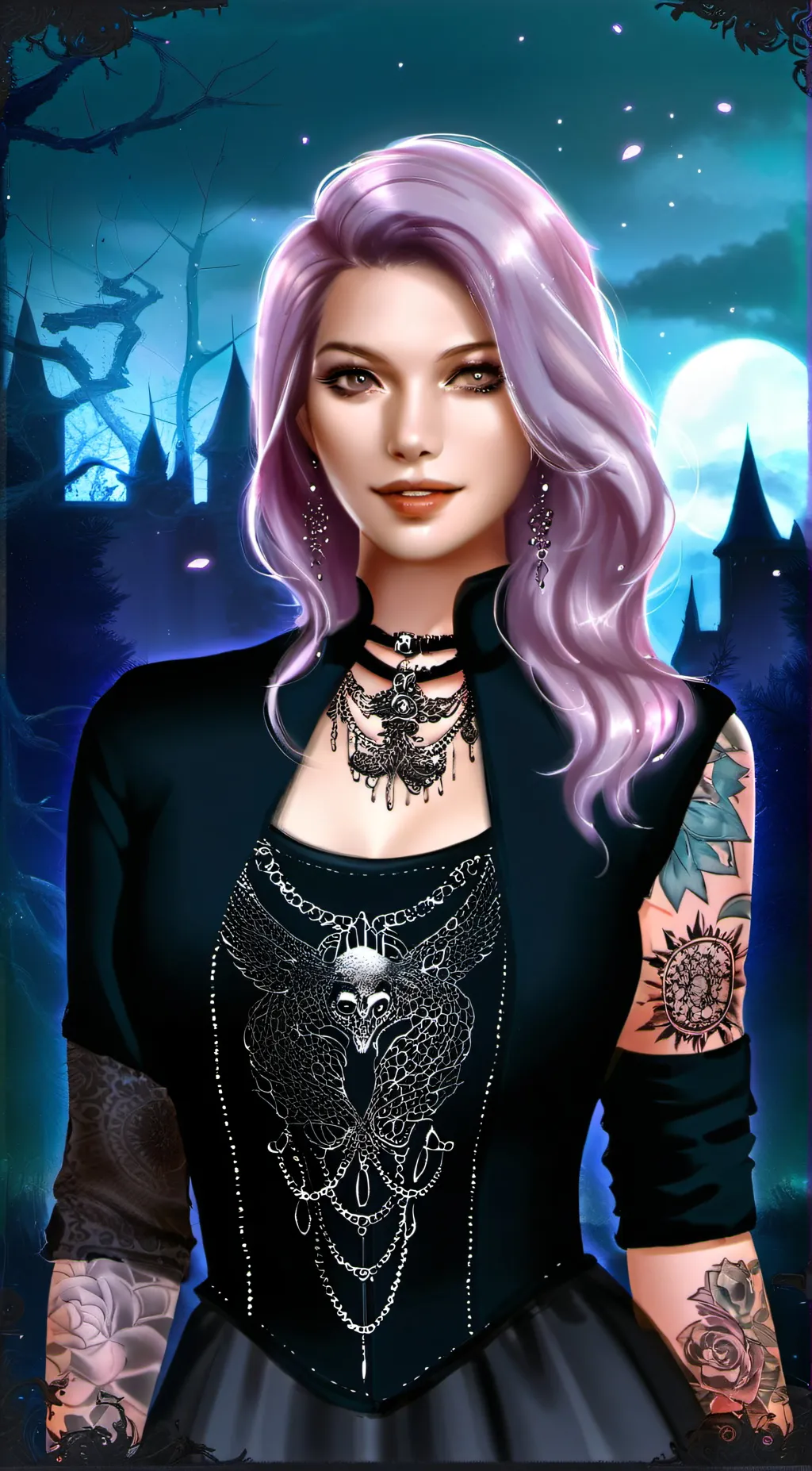 ai character: Aria background