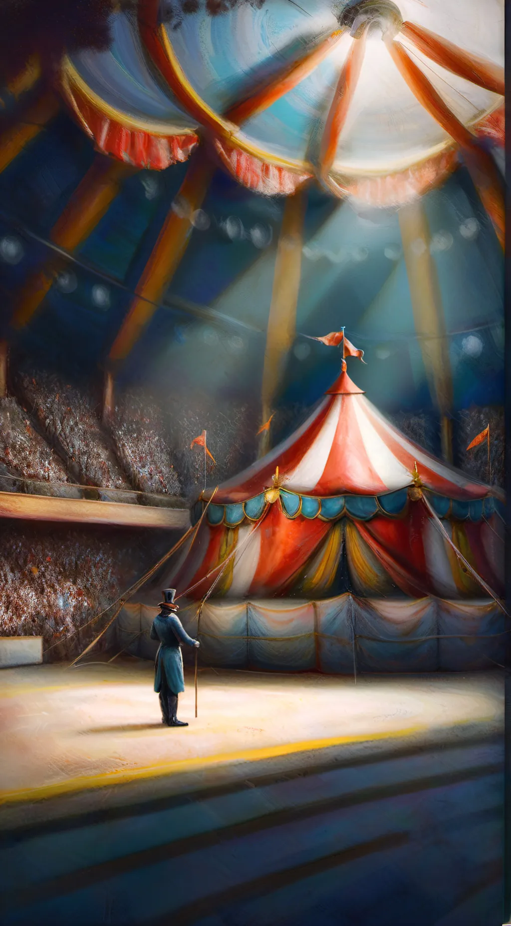 ai character: Digital Circus background