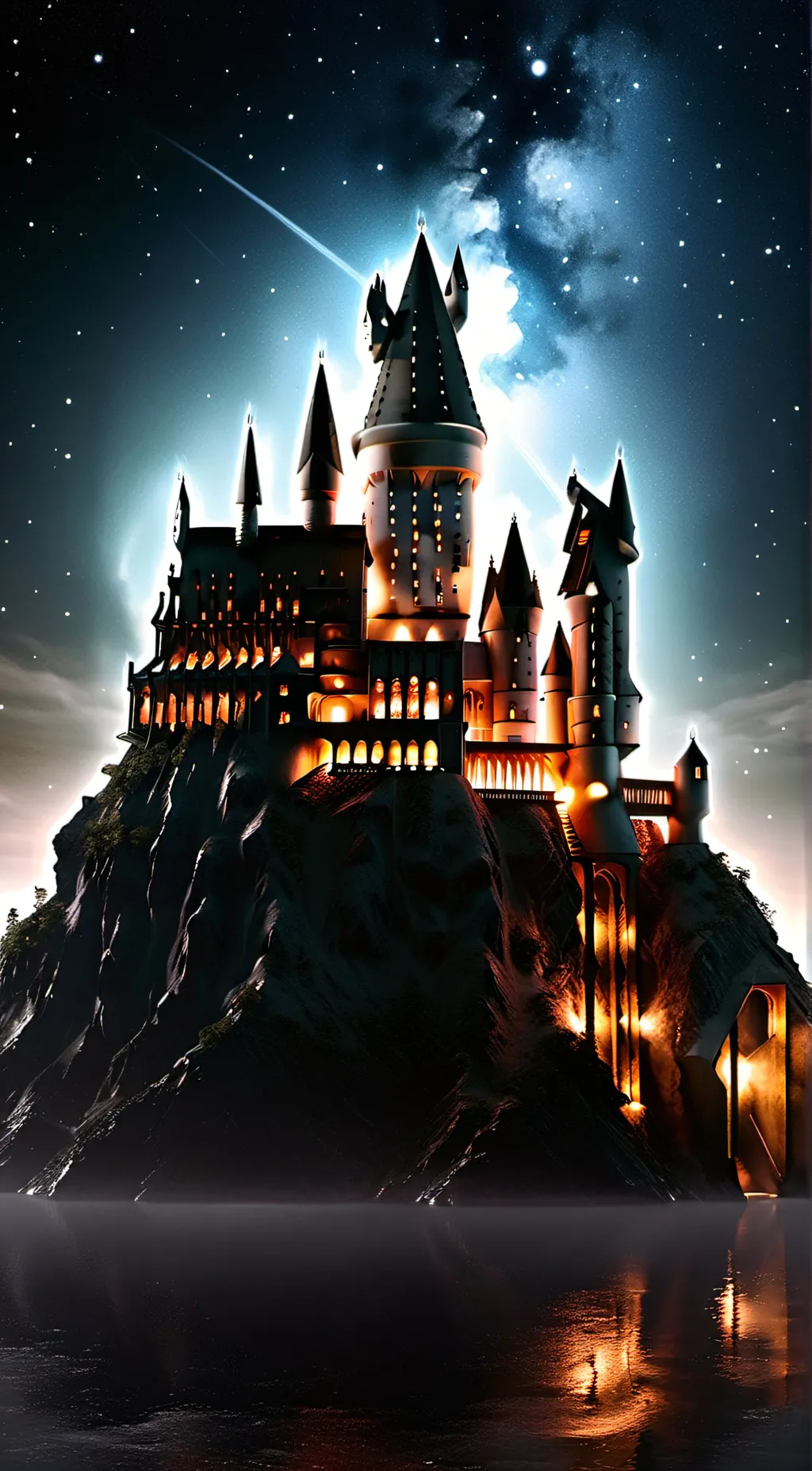ai character: Hogwarts😛 background
