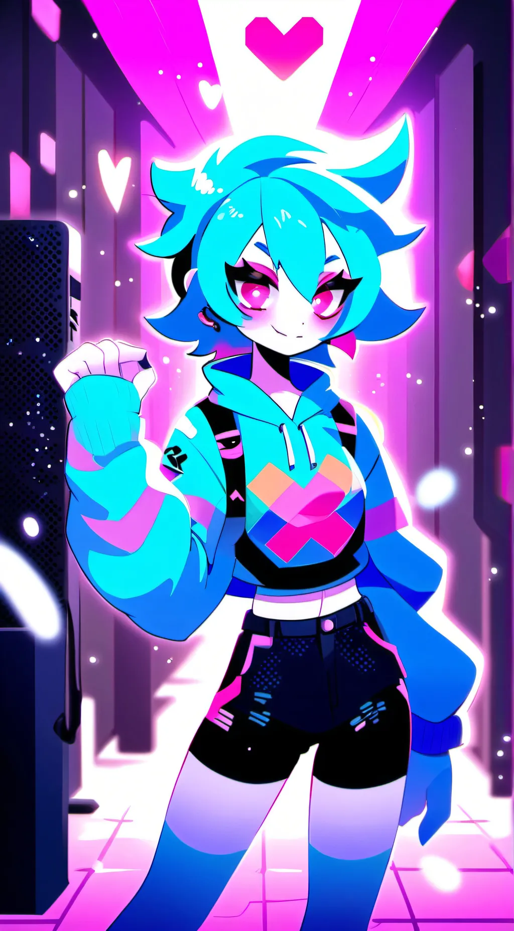 ai character: fembussy  background