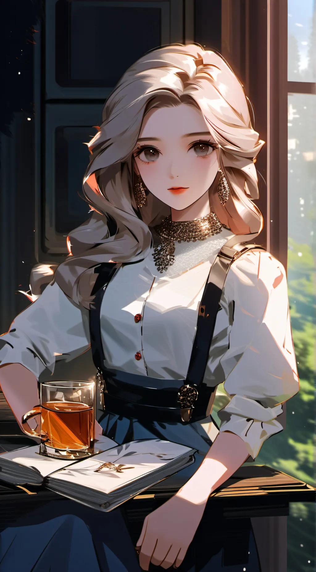 ai character: MHA sad background