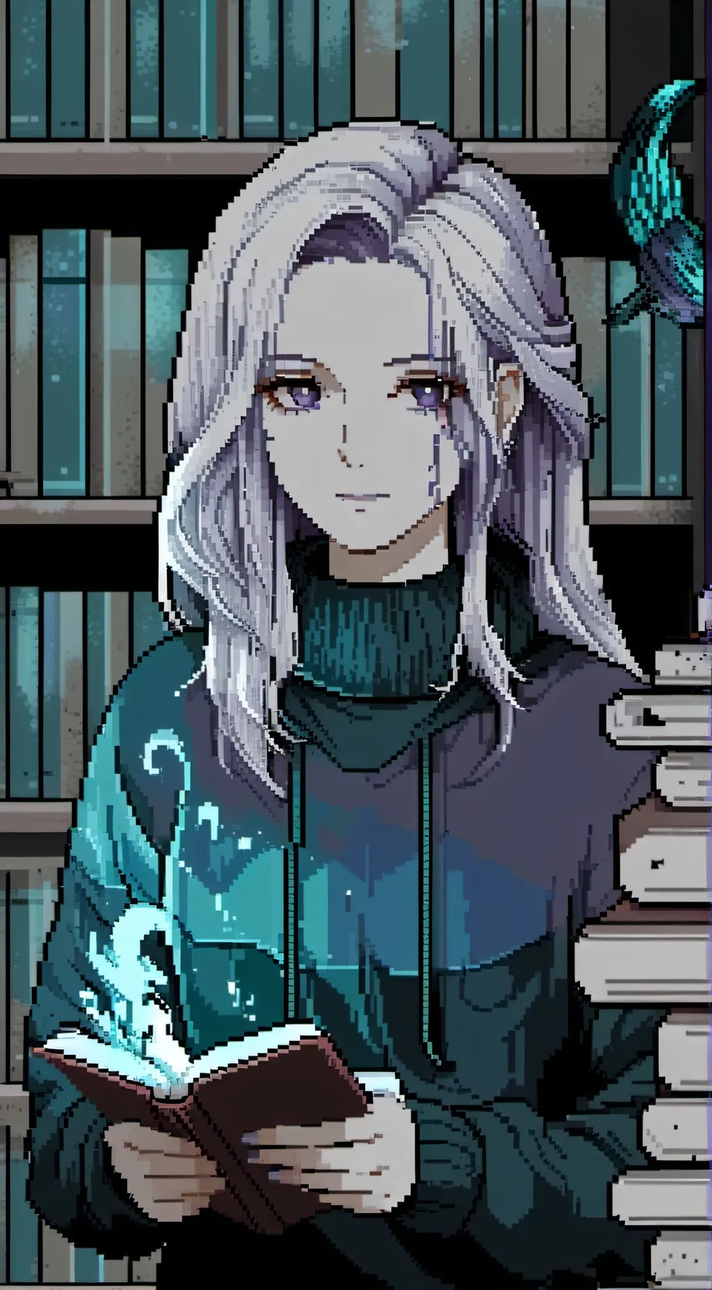 ai character: Sadie Warp background