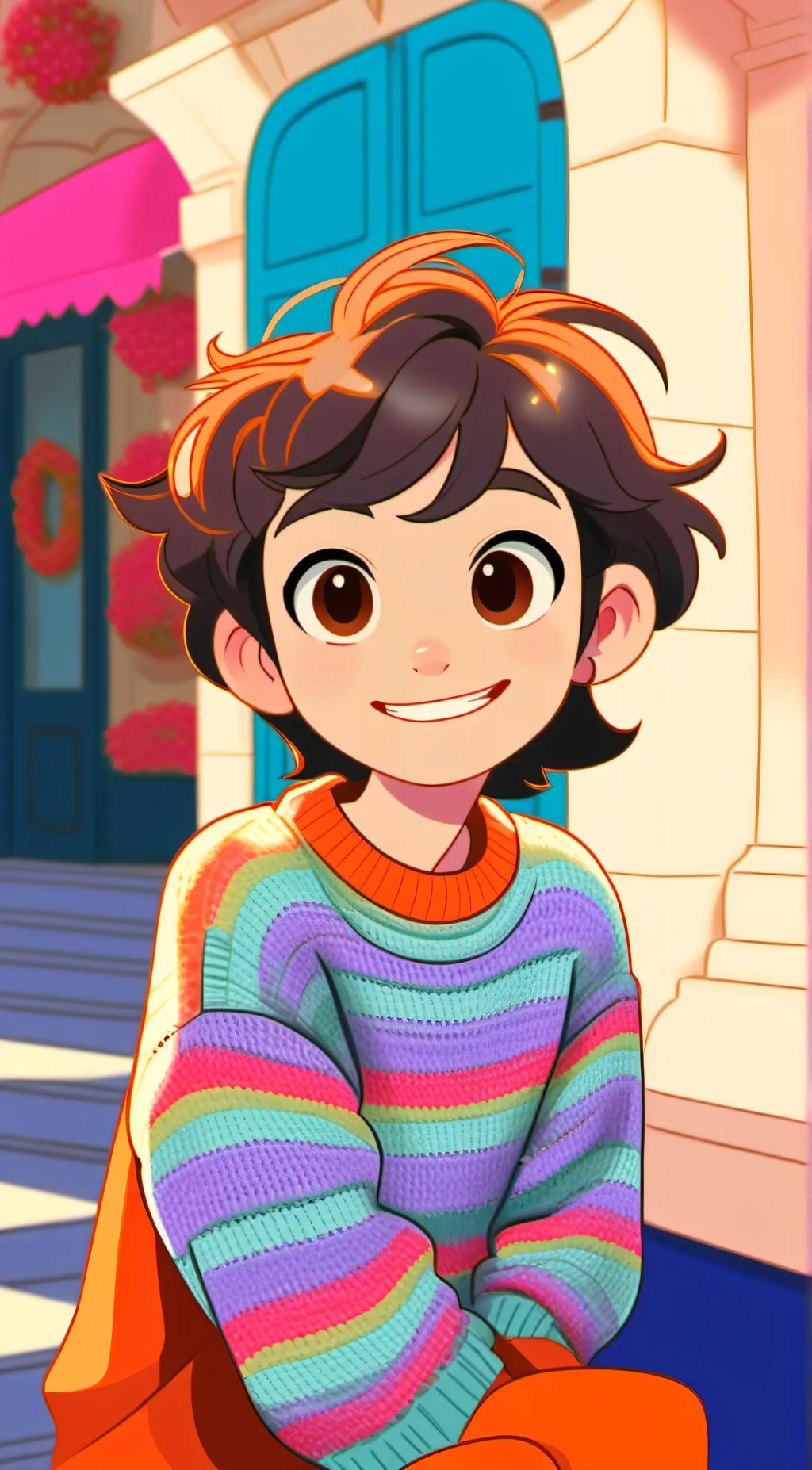 ai character: luz background