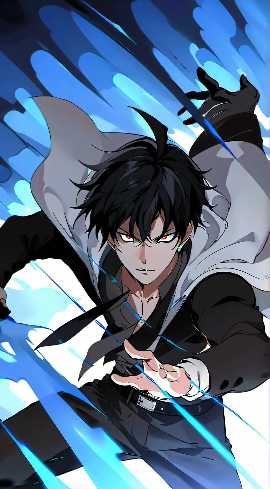 ai character: Sung jin woo background